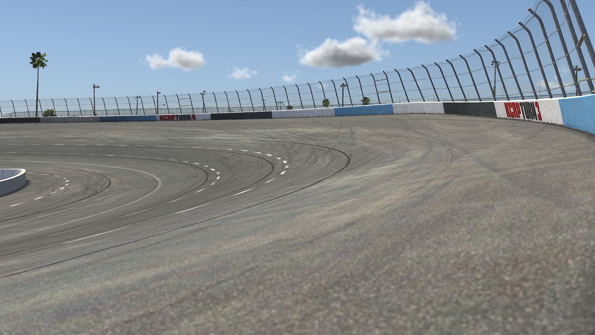 Kevin Harvick's Kern Raceway circuit view 5