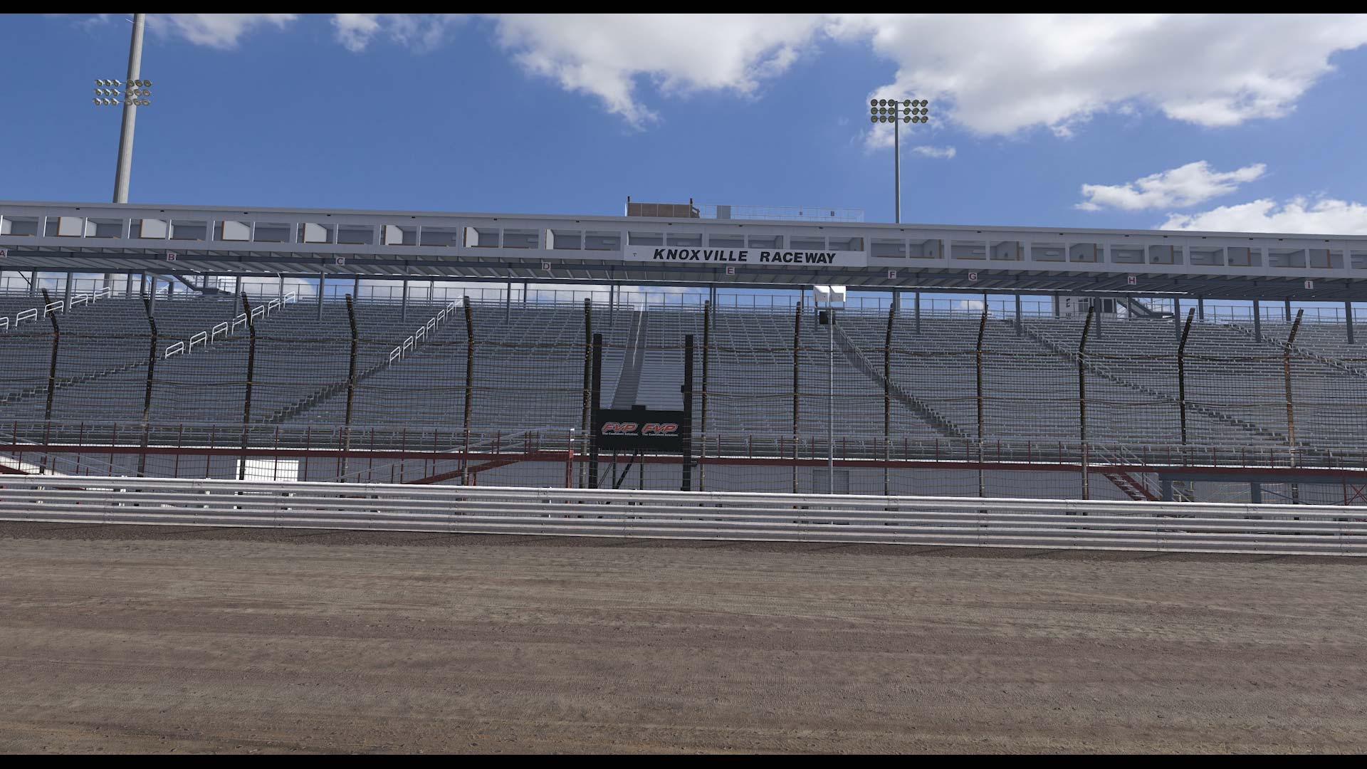 Knoxville Raceway circuit view 2