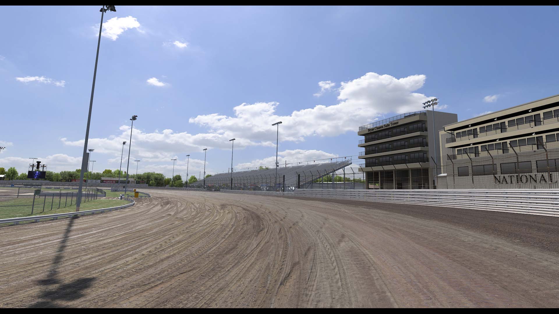 Knoxville Raceway circuit view 4
