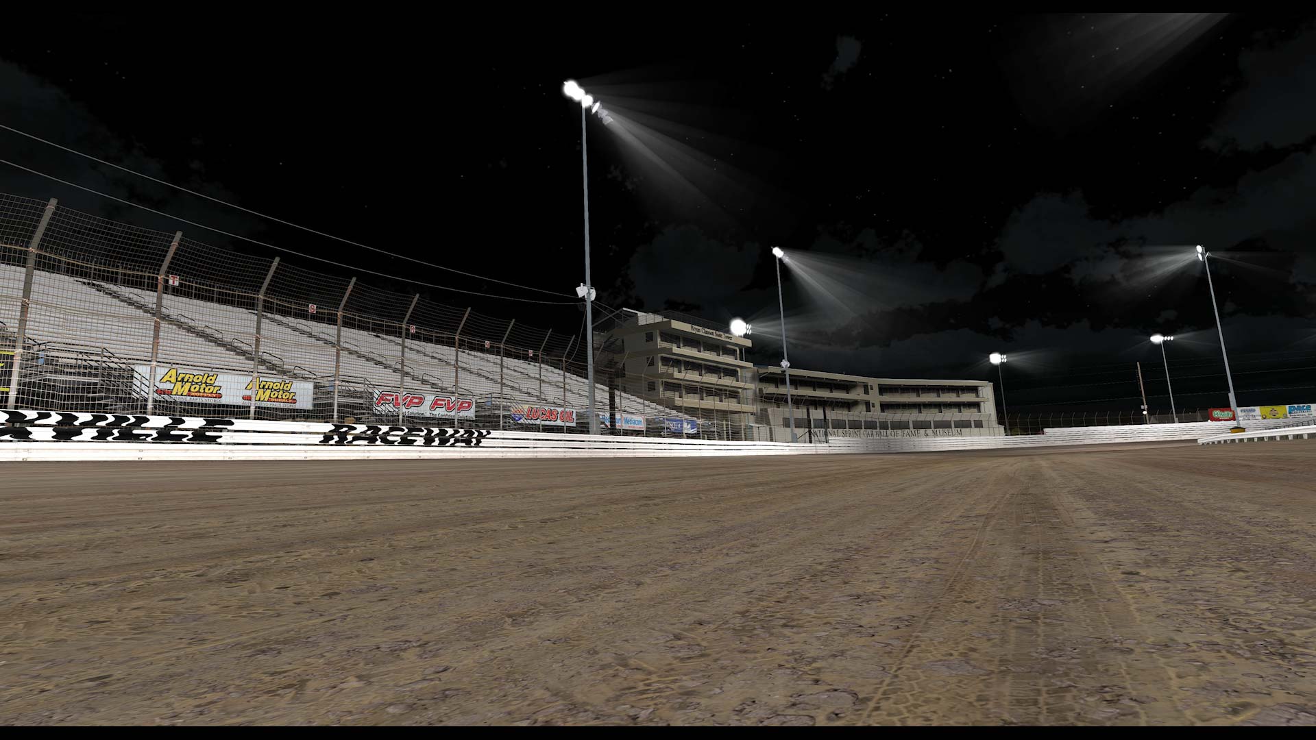 Knoxville Raceway circuit view 5