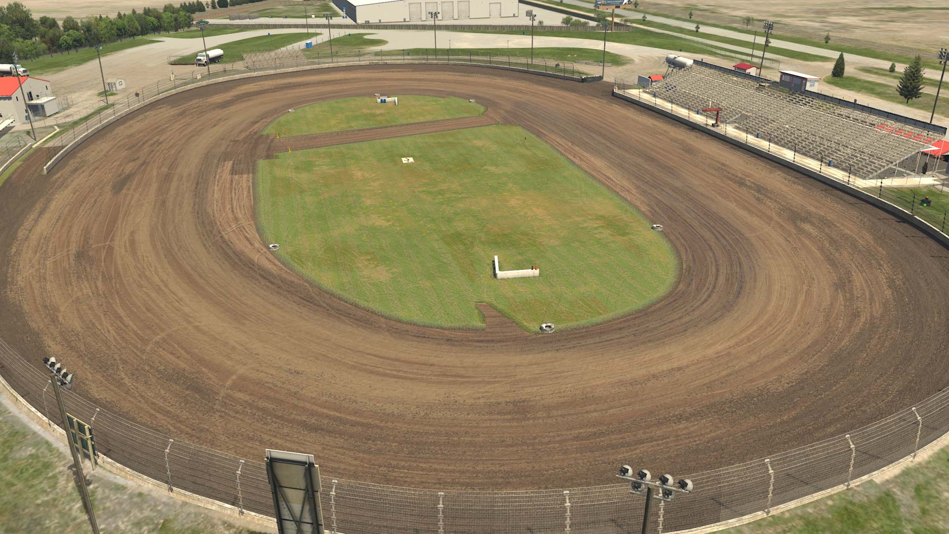 Kokomo Speedway circuit view 1