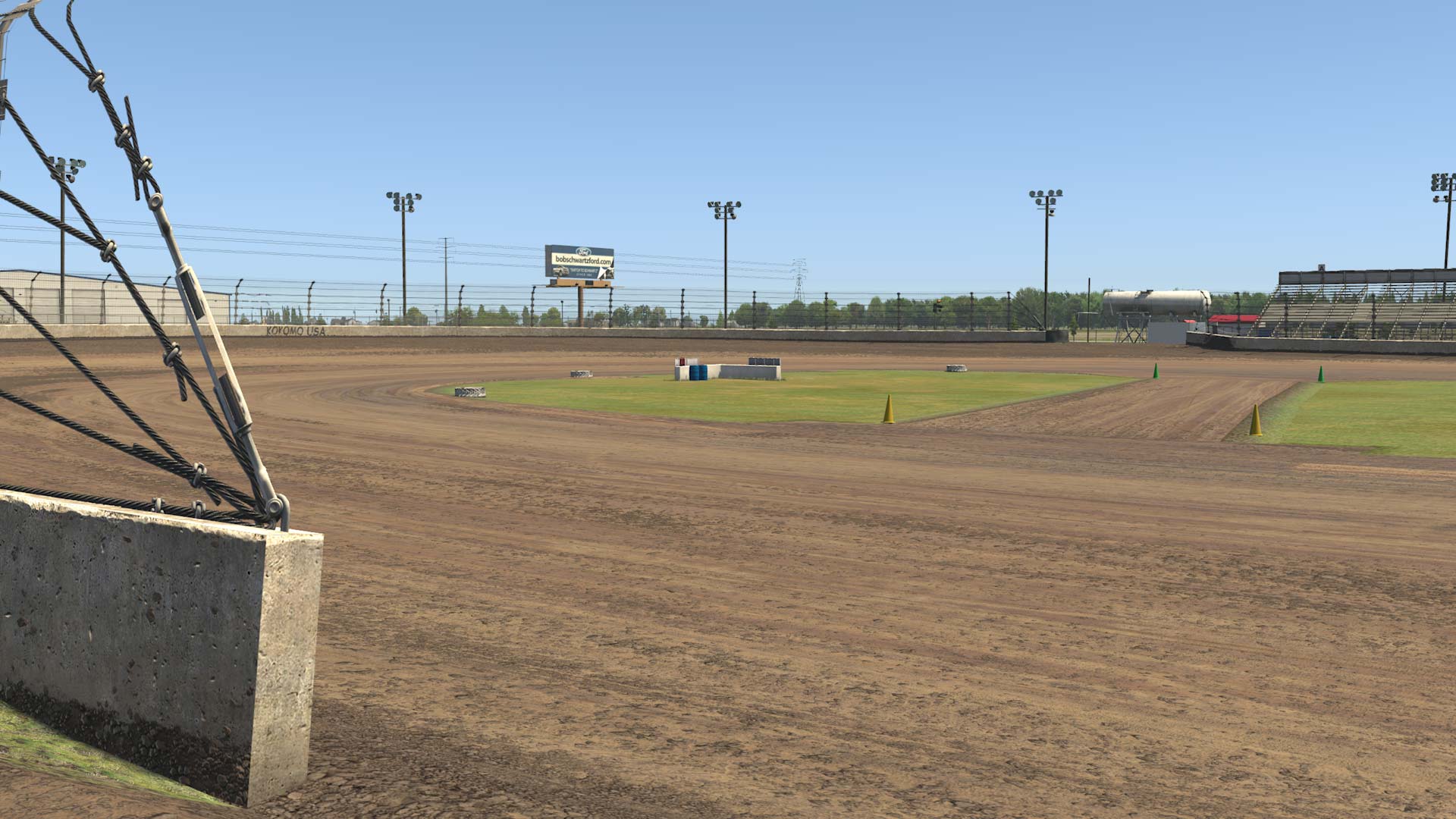 Kokomo Speedway circuit view 2