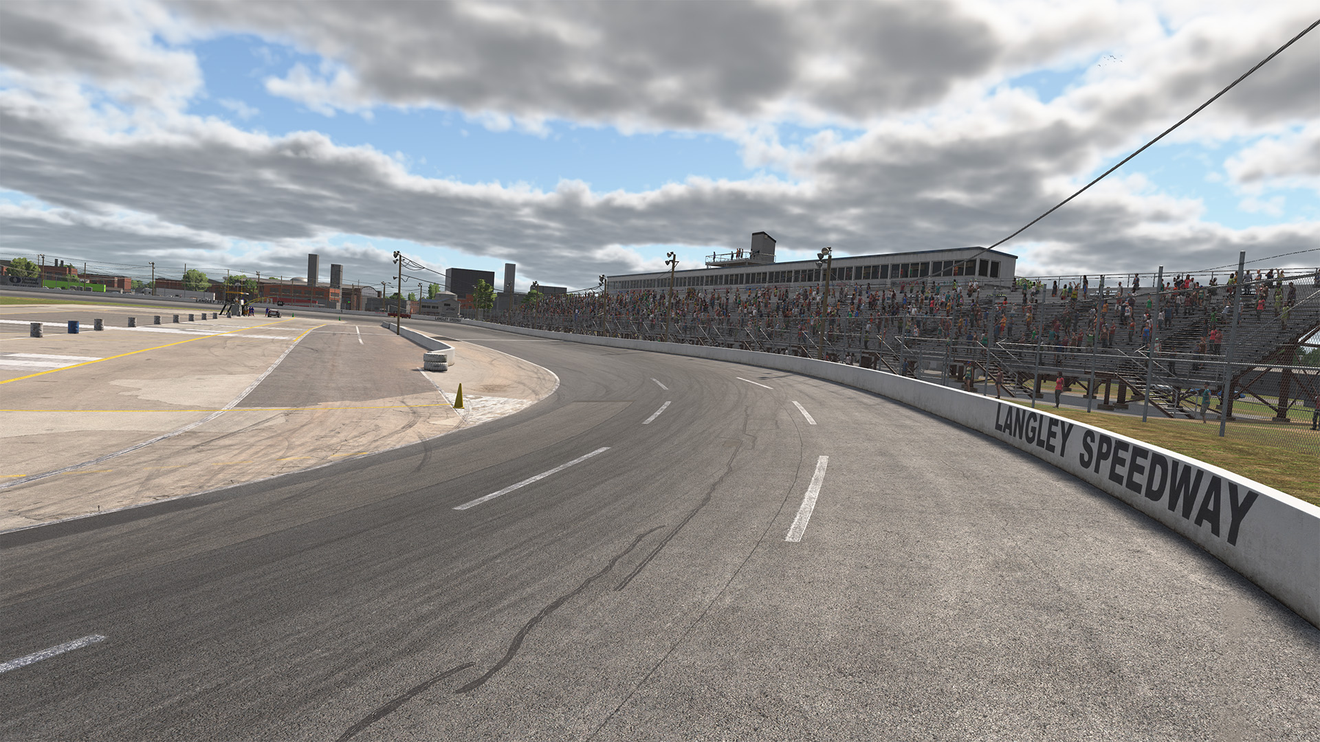 Langley Speedway circuit view 1