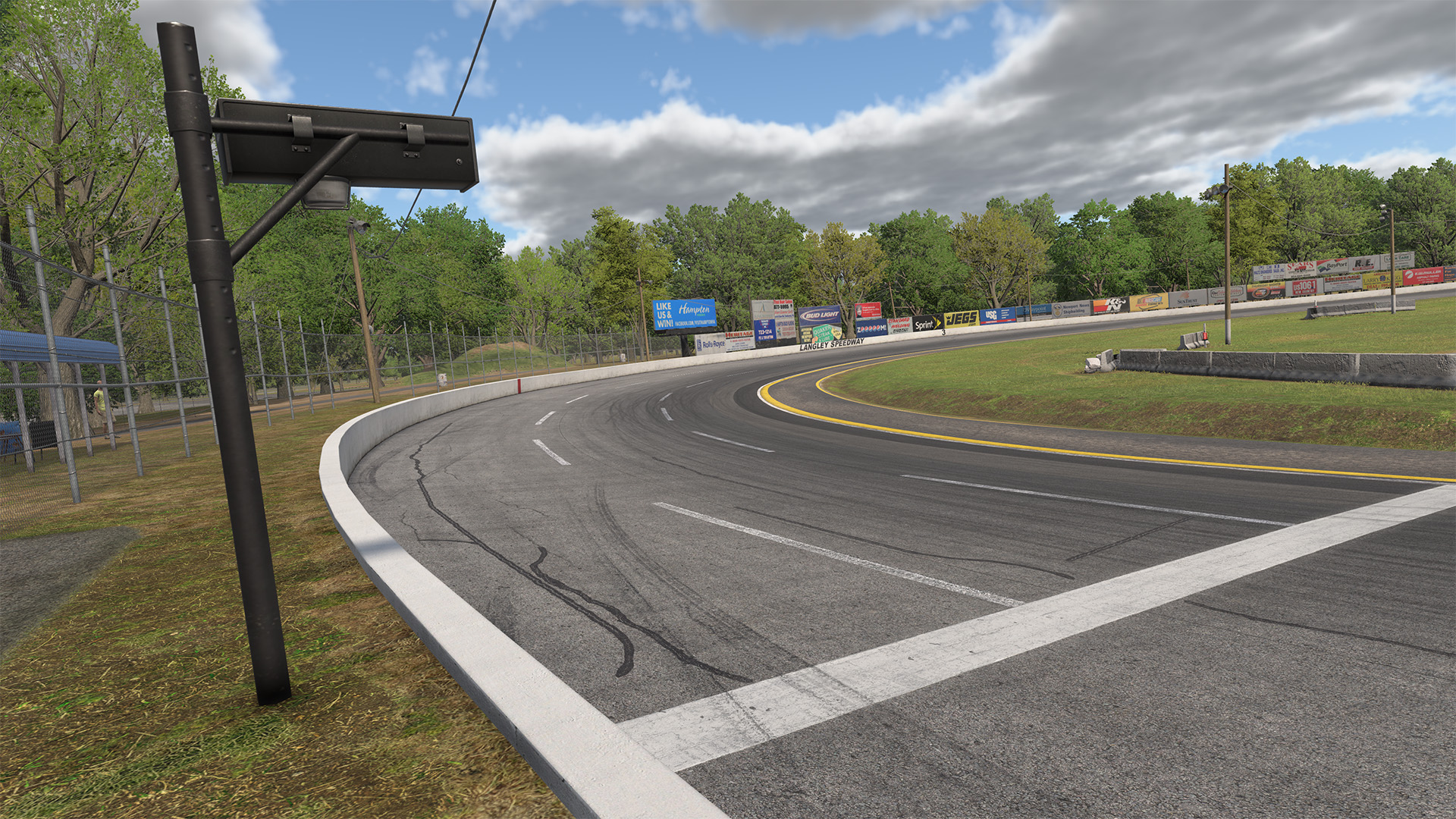 Langley Speedway circuit view 2