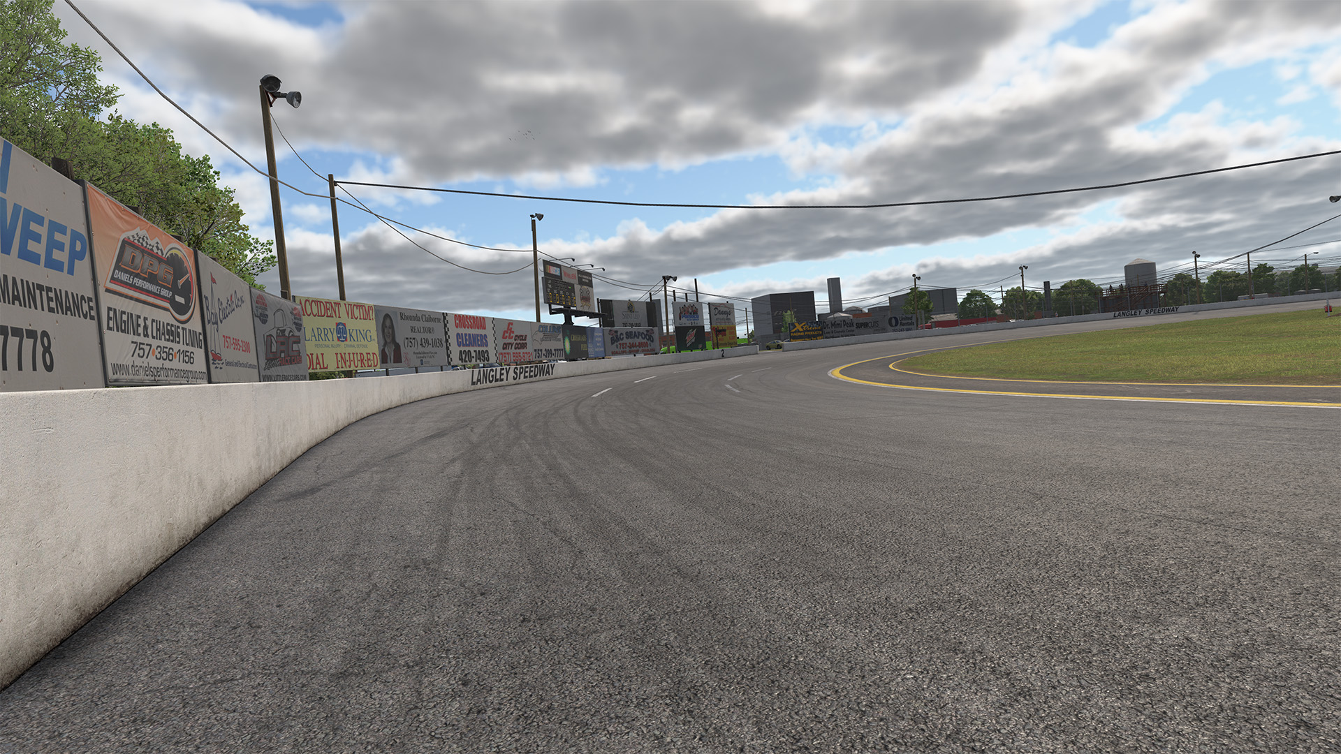 Langley Speedway circuit view 3