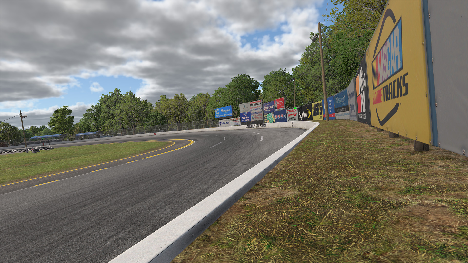 Langley Speedway circuit view 4