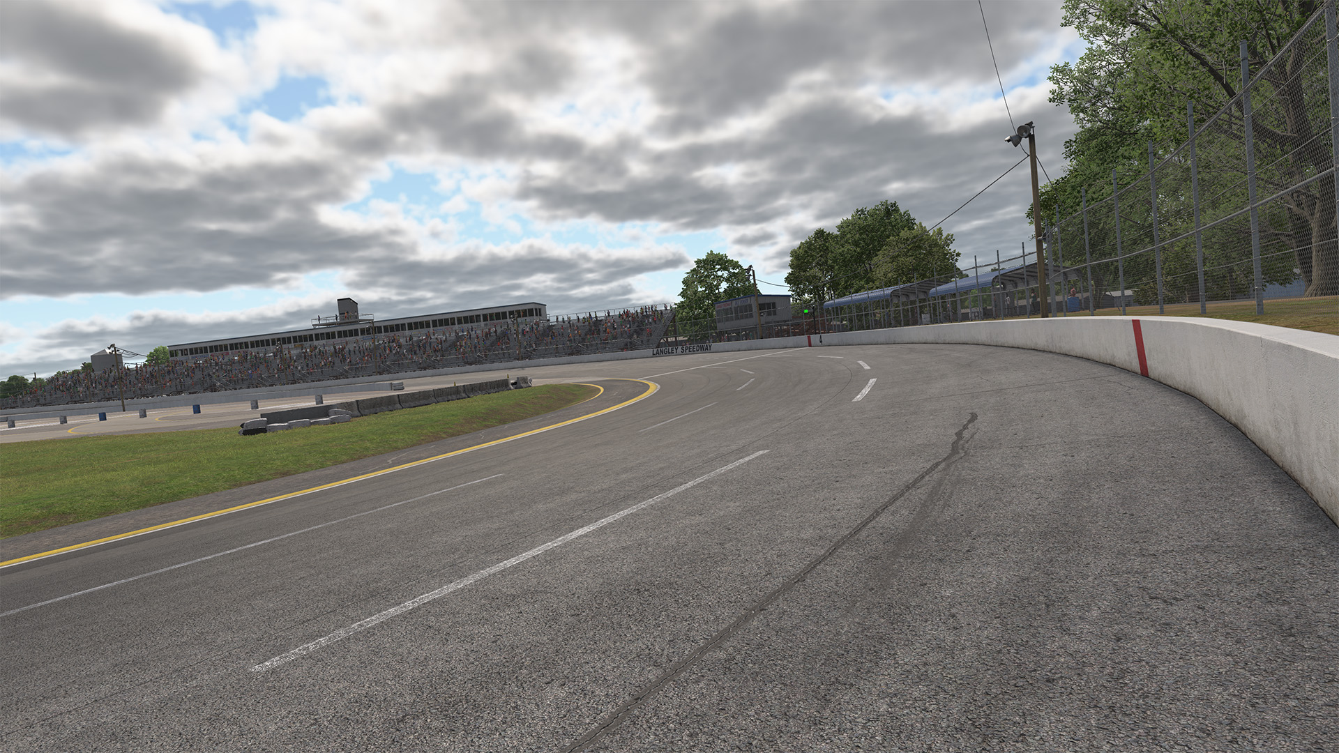 Langley Speedway circuit view 5