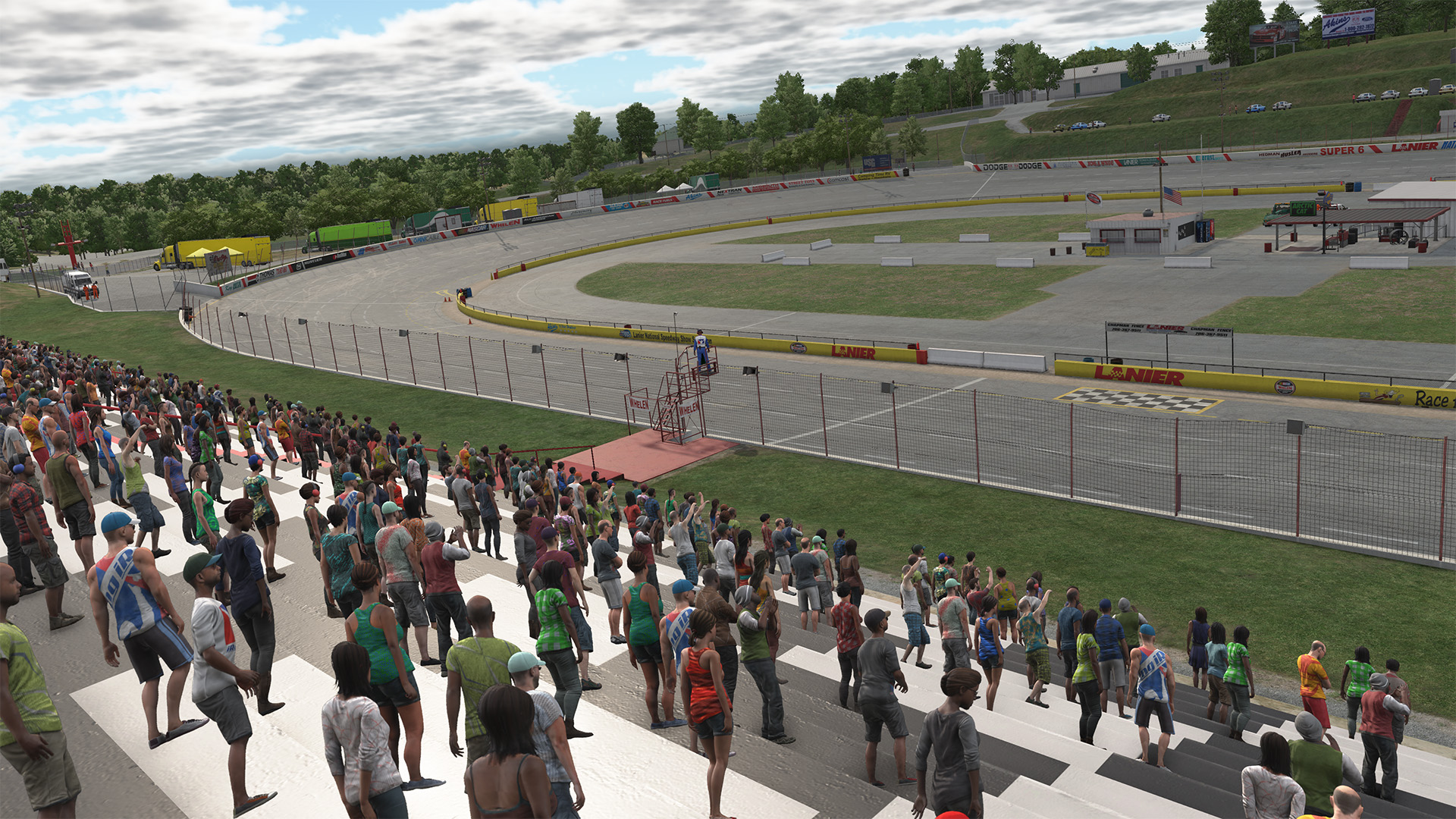 Lanier National Speedway circuit view 4