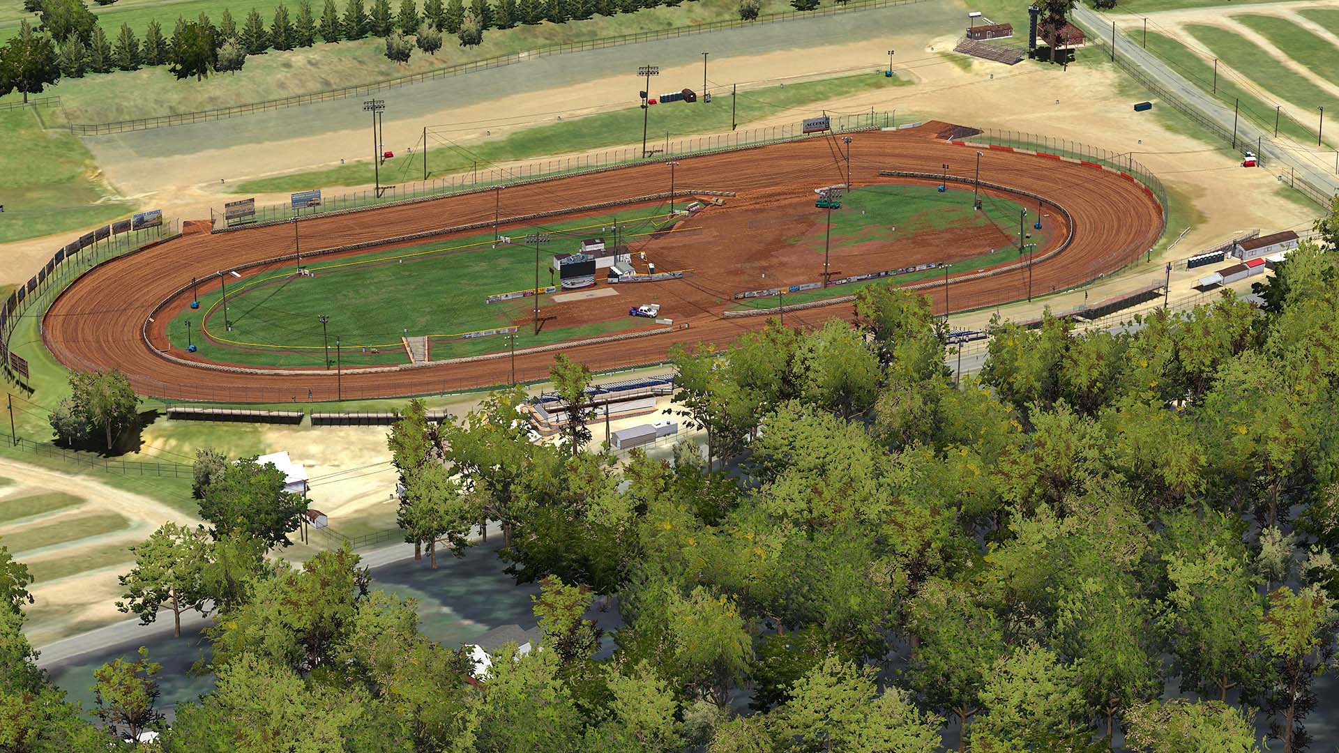 Lincoln Speedway circuit view 2