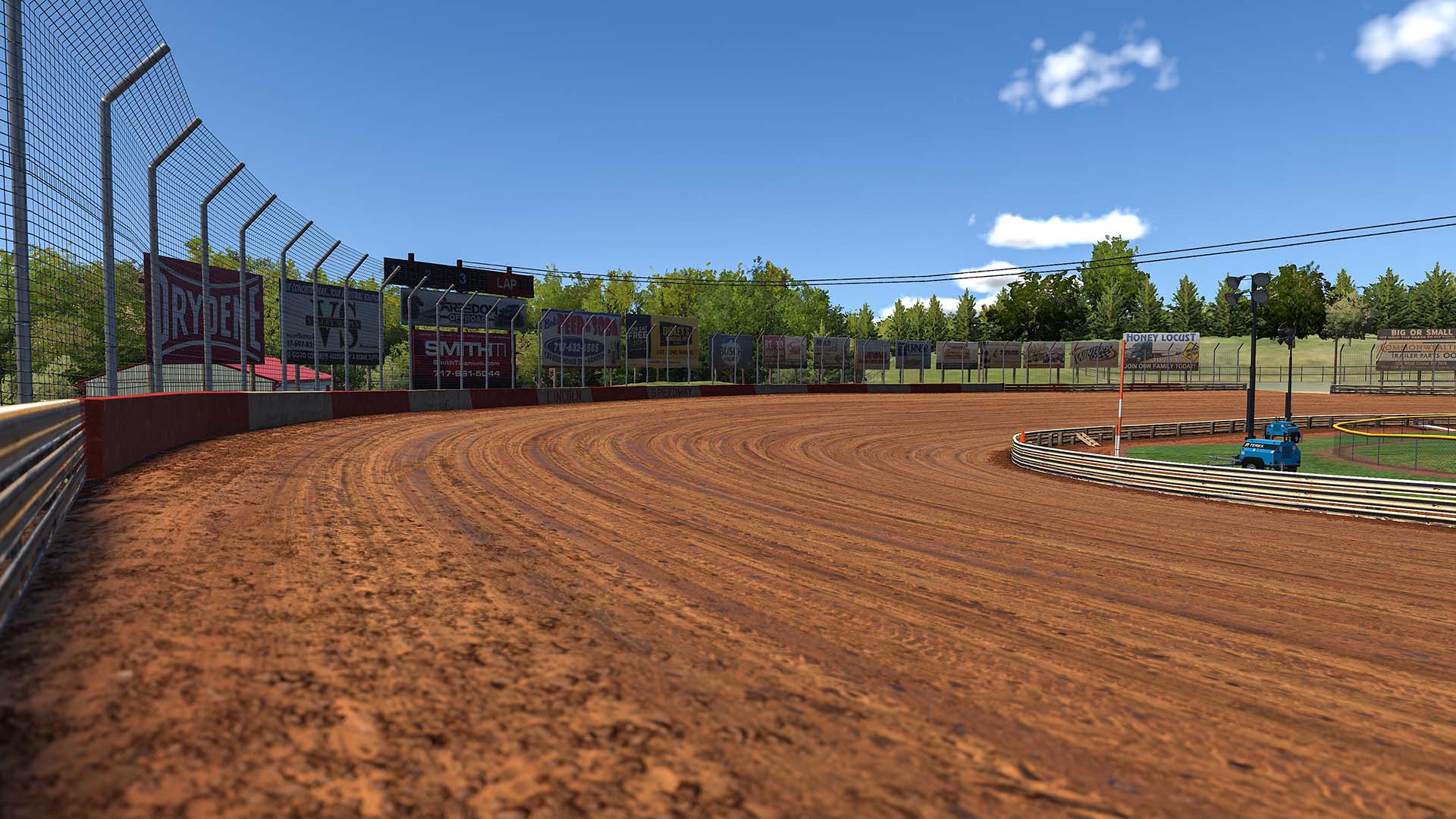 Lincoln Speedway circuit view 3