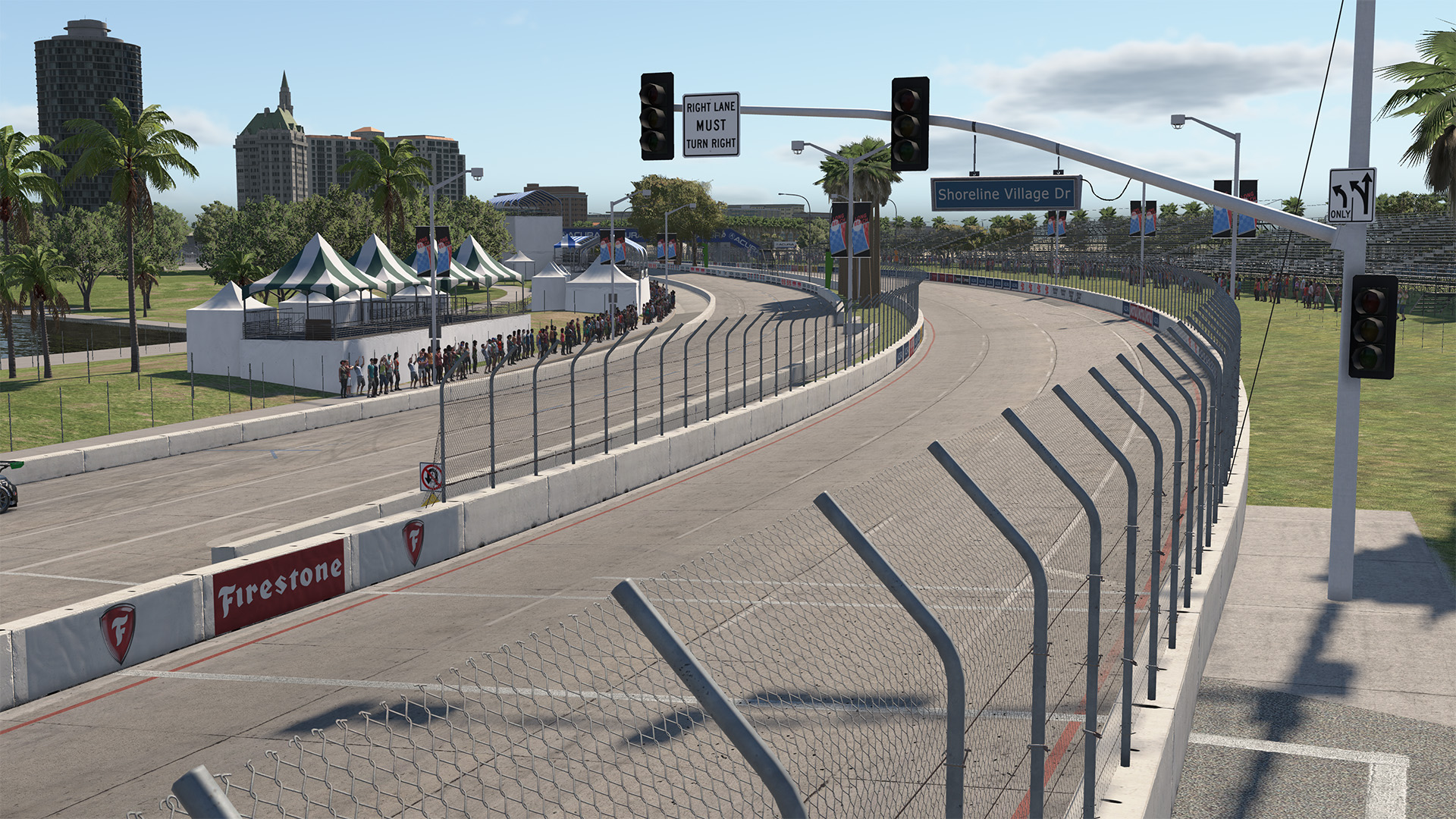 Long Beach Street Circuit circuit view 1