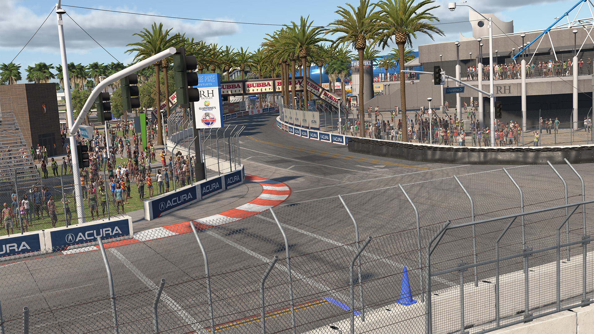 Long Beach Street Circuit circuit view 2
