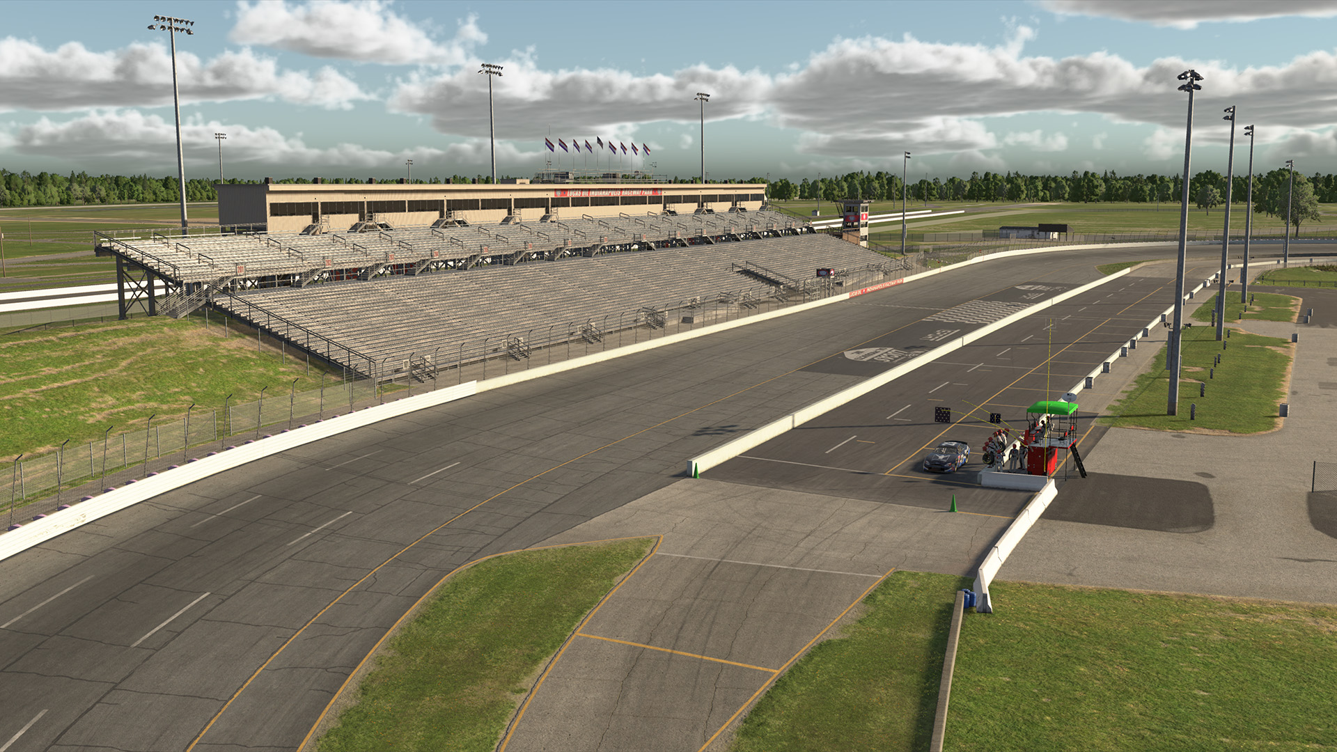 Lucas Oil Indianapolis Raceway Park circuit view 1