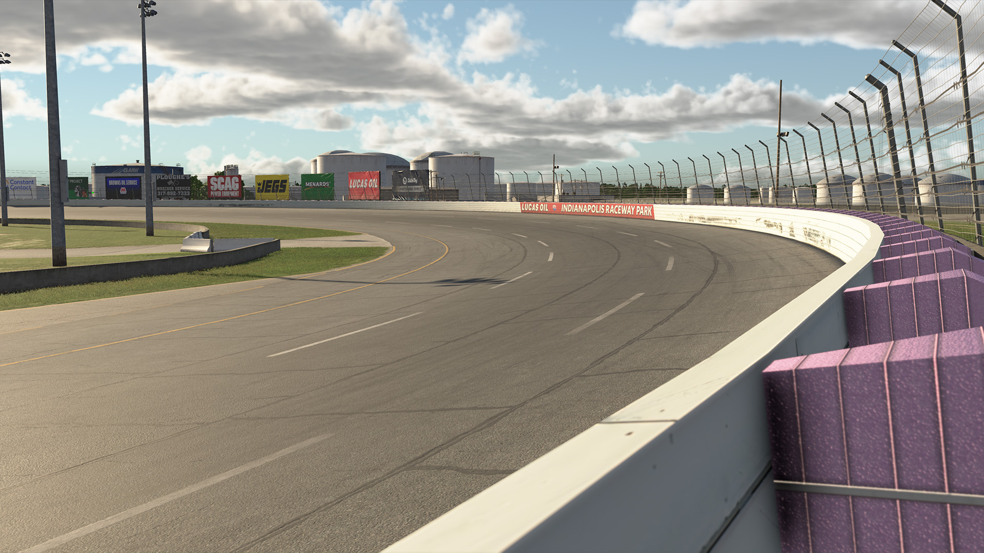 Lucas Oil Indianapolis Raceway Park circuit view 2