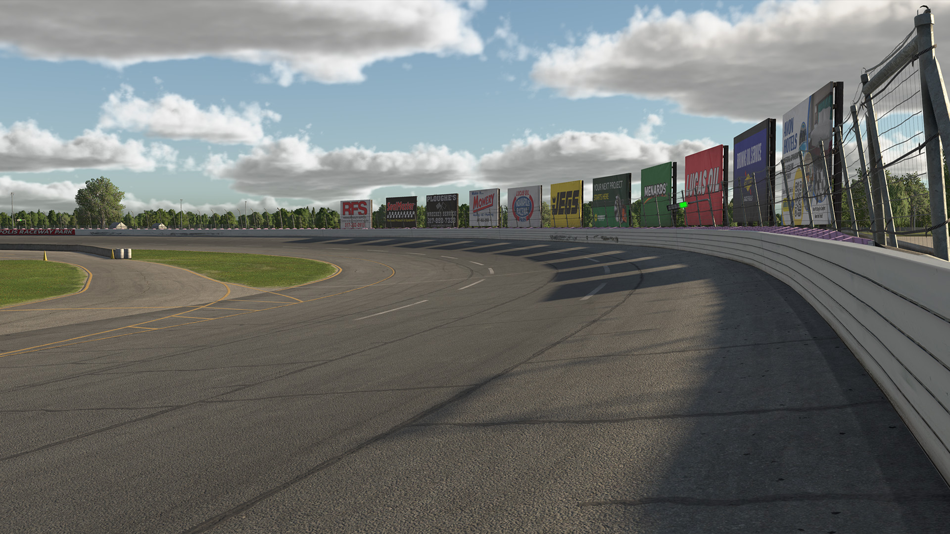 Lucas Oil Indianapolis Raceway Park circuit view 3