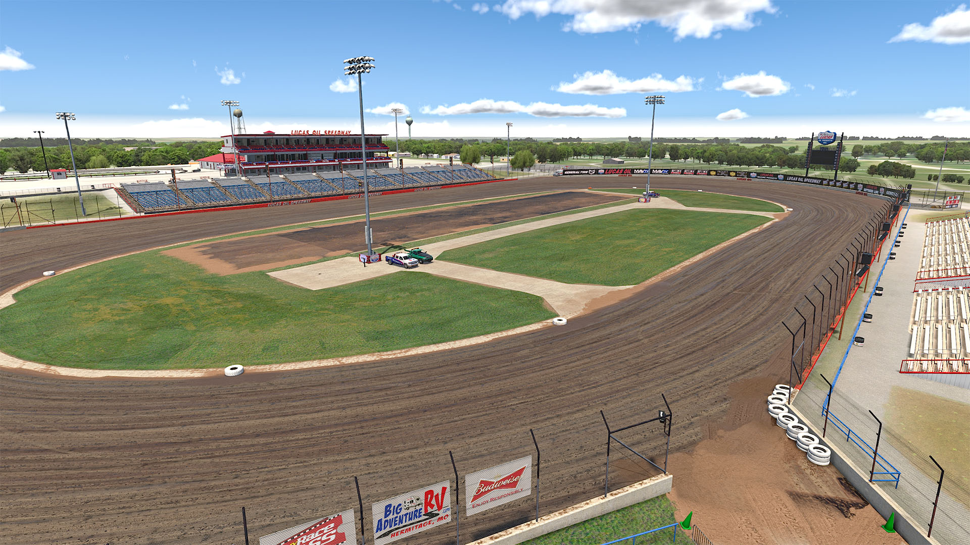 Lucas Oil Speedway circuit view 1