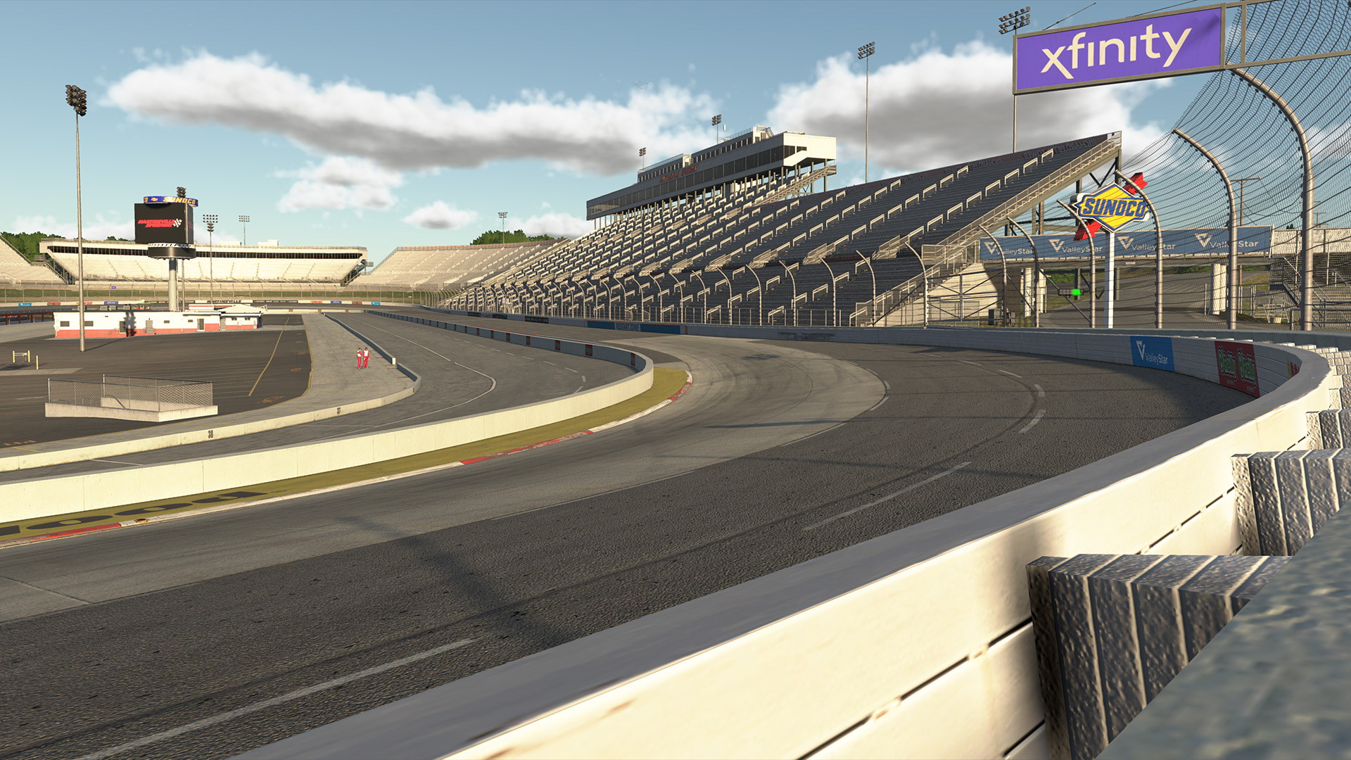 Martinsville Speedway circuit view 1