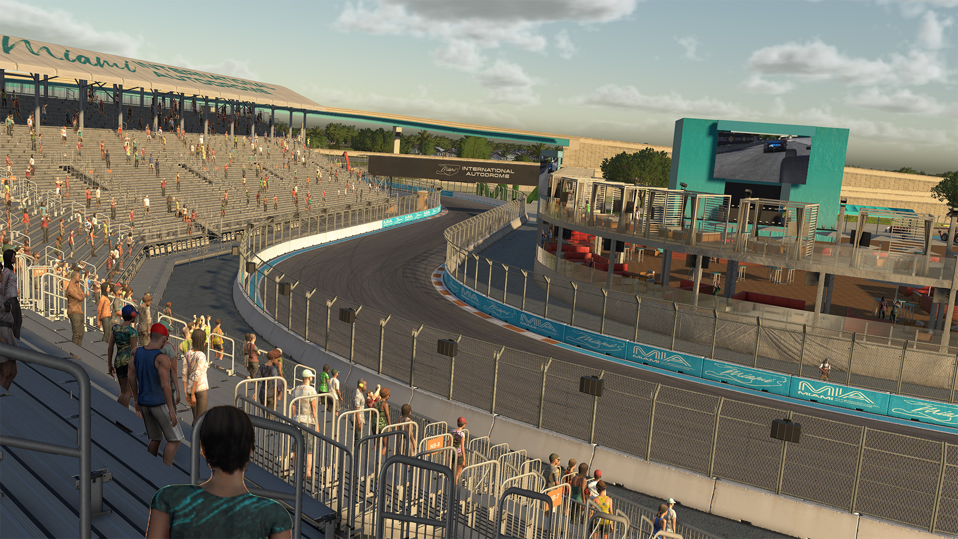 Miami International Autodrome circuit view 4