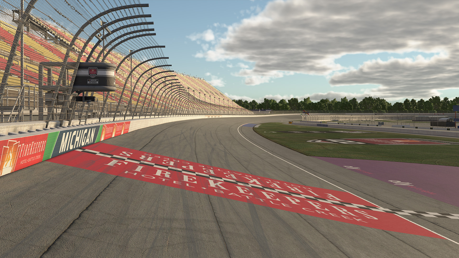 Michigan International Speedway circuit view 1