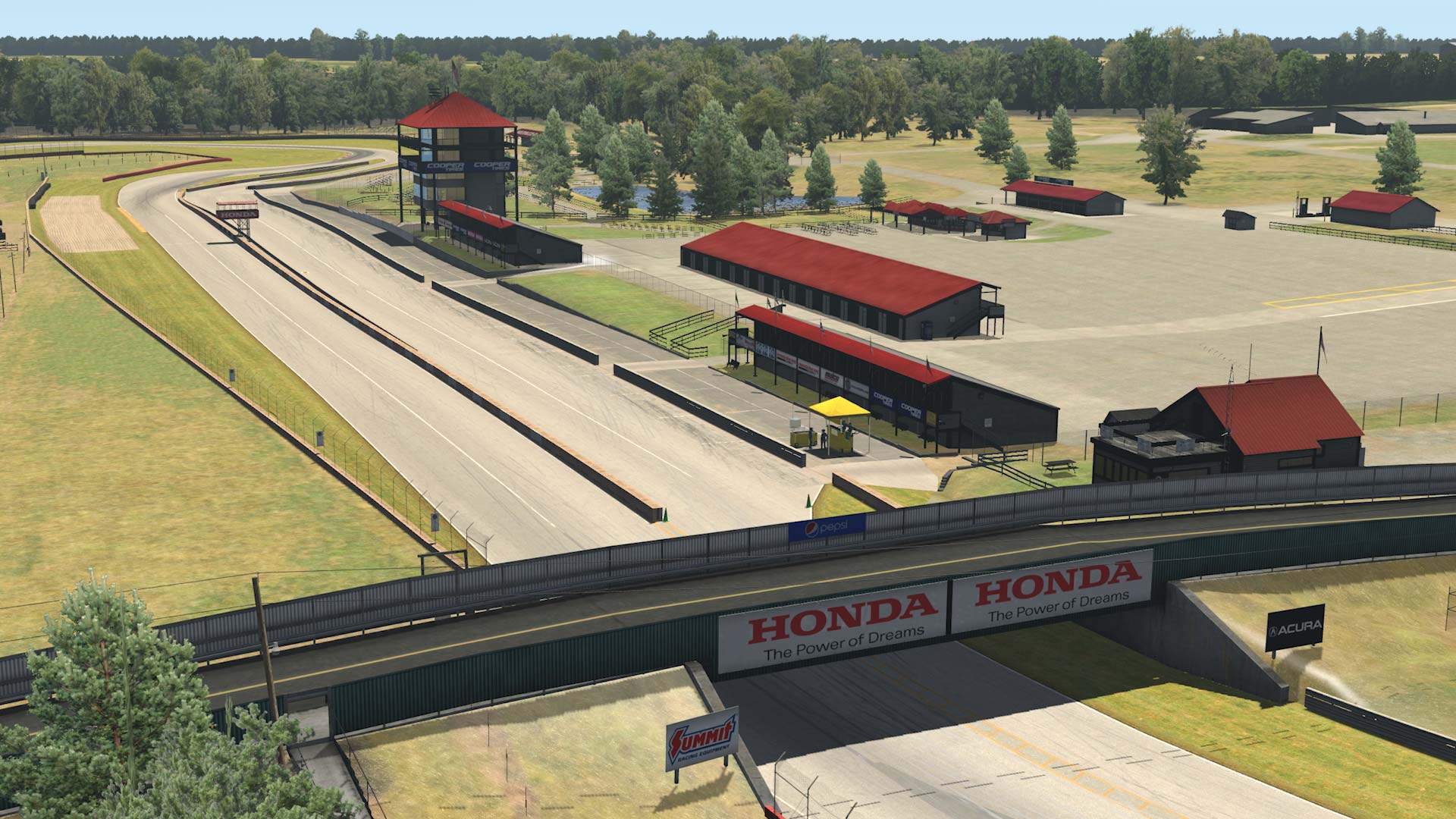 Mid-Ohio Sports Car Course circuit view 1