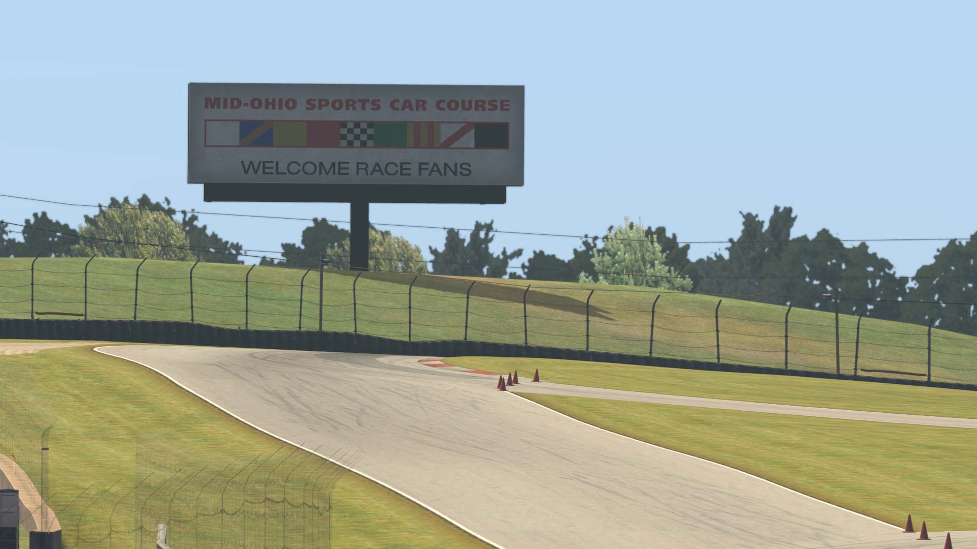 Mid-Ohio Sports Car Course circuit view 2