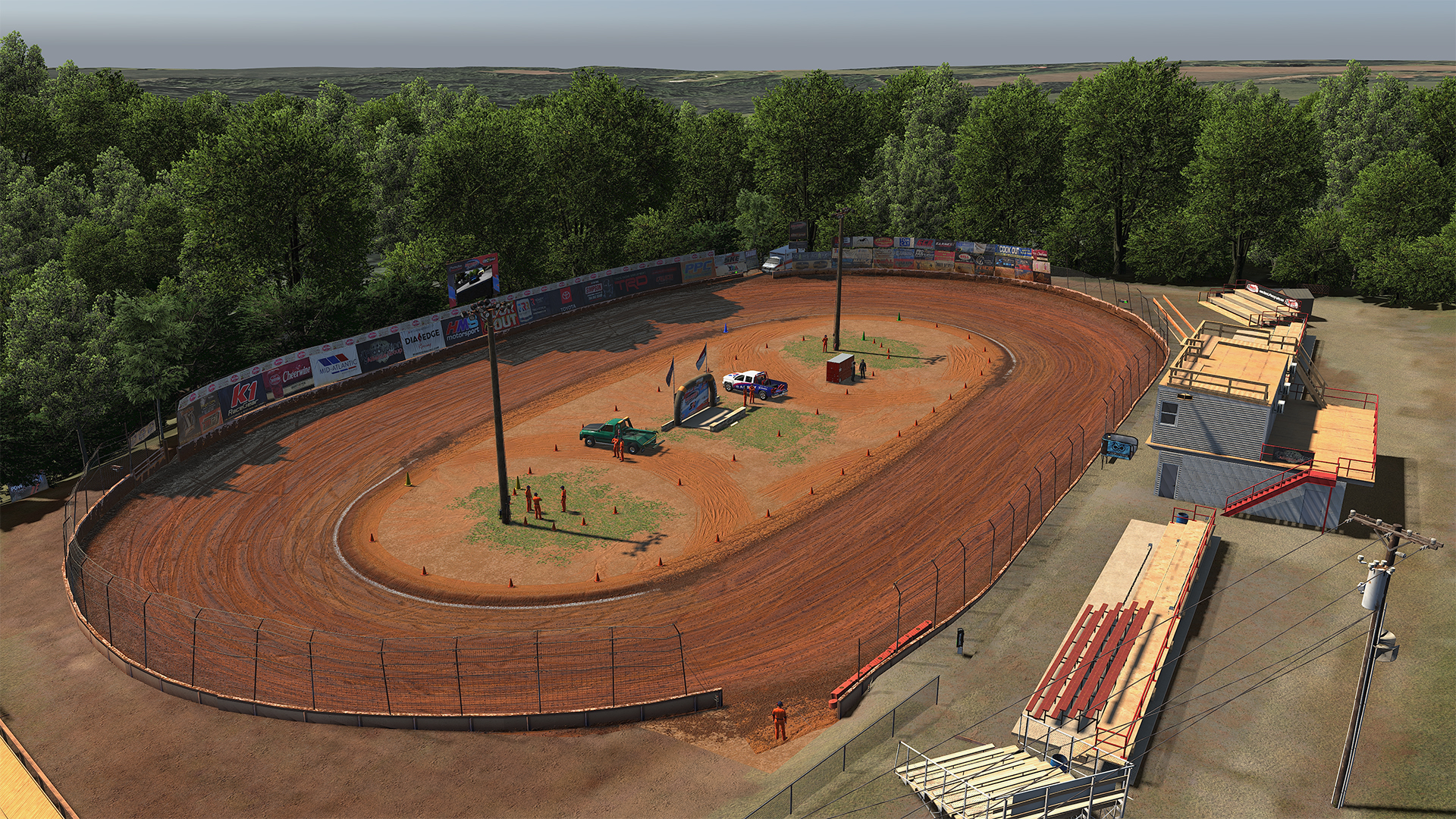 Millbridge Speedway circuit view 1