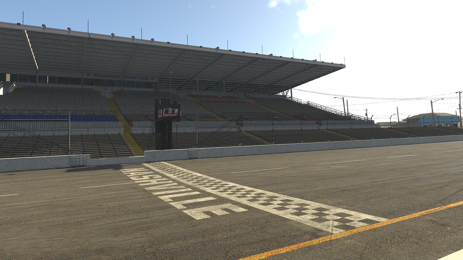 Nashville Fairgrounds Speedway circuit view 1