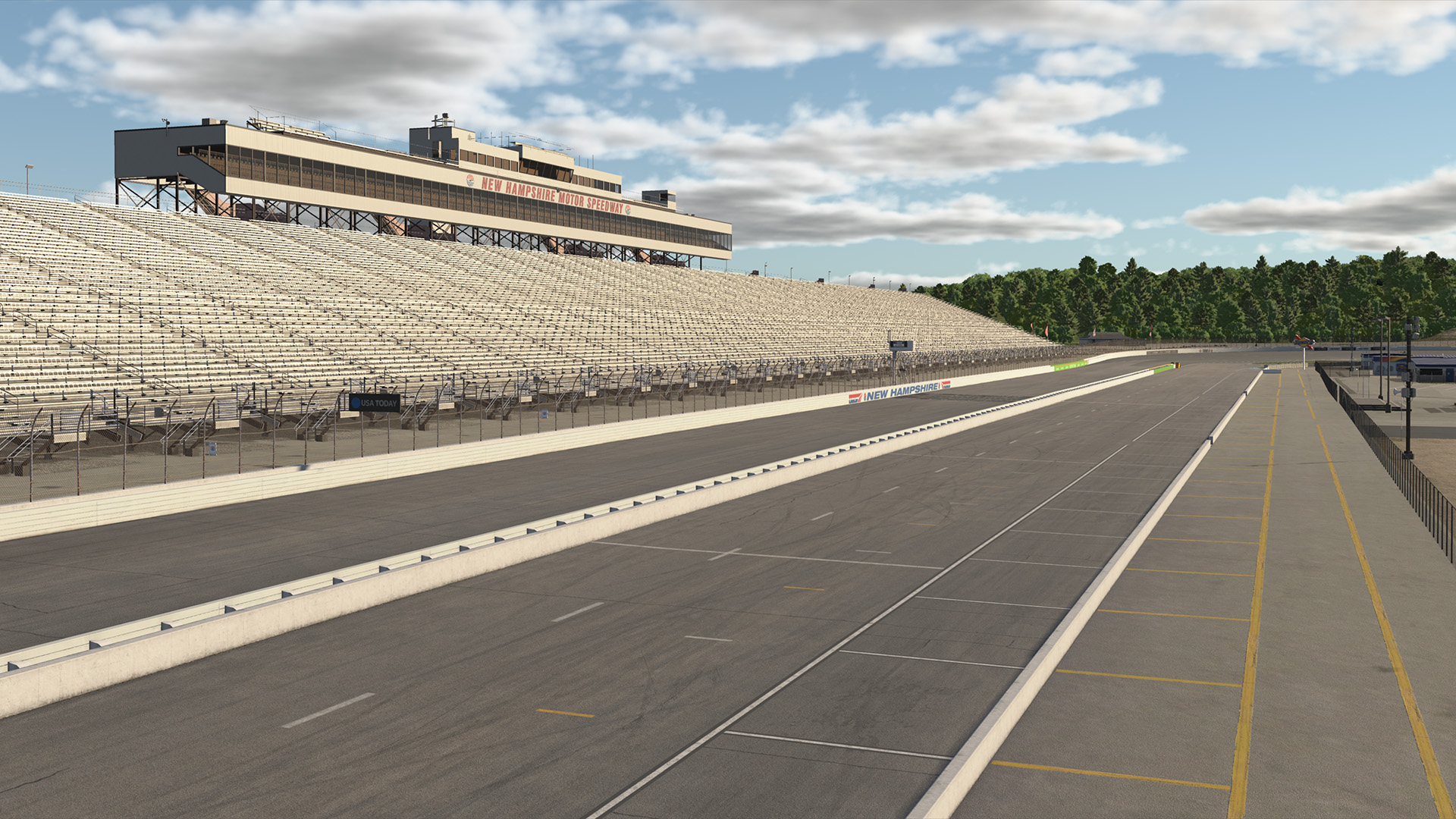 New Hampshire Motor Speedway circuit view 1
