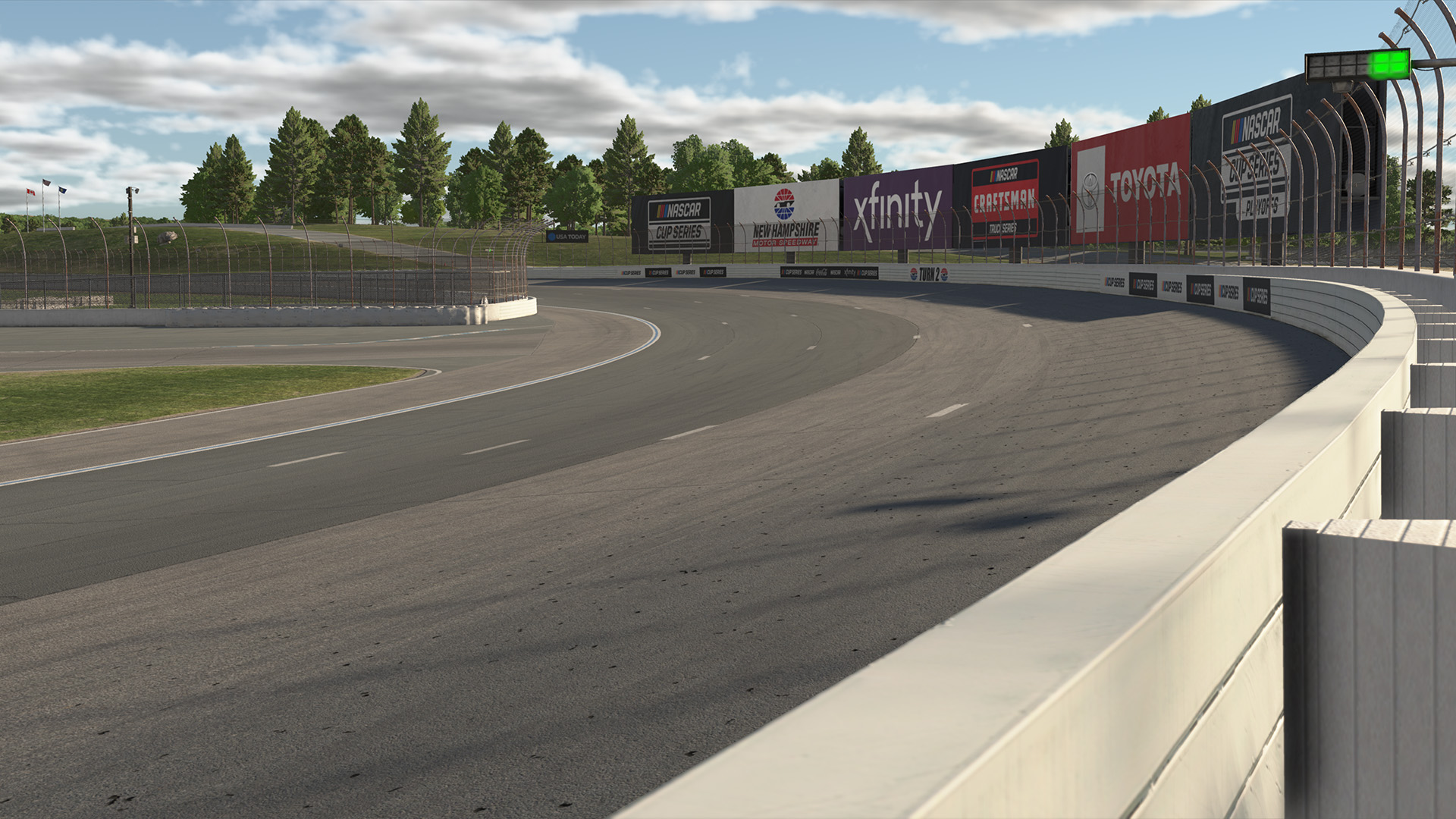 New Hampshire Motor Speedway circuit view 2