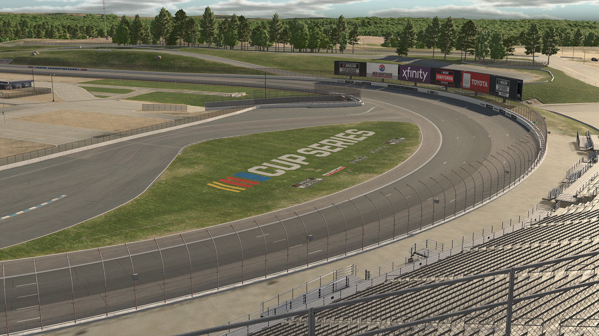 New Hampshire Motor Speedway circuit view 3