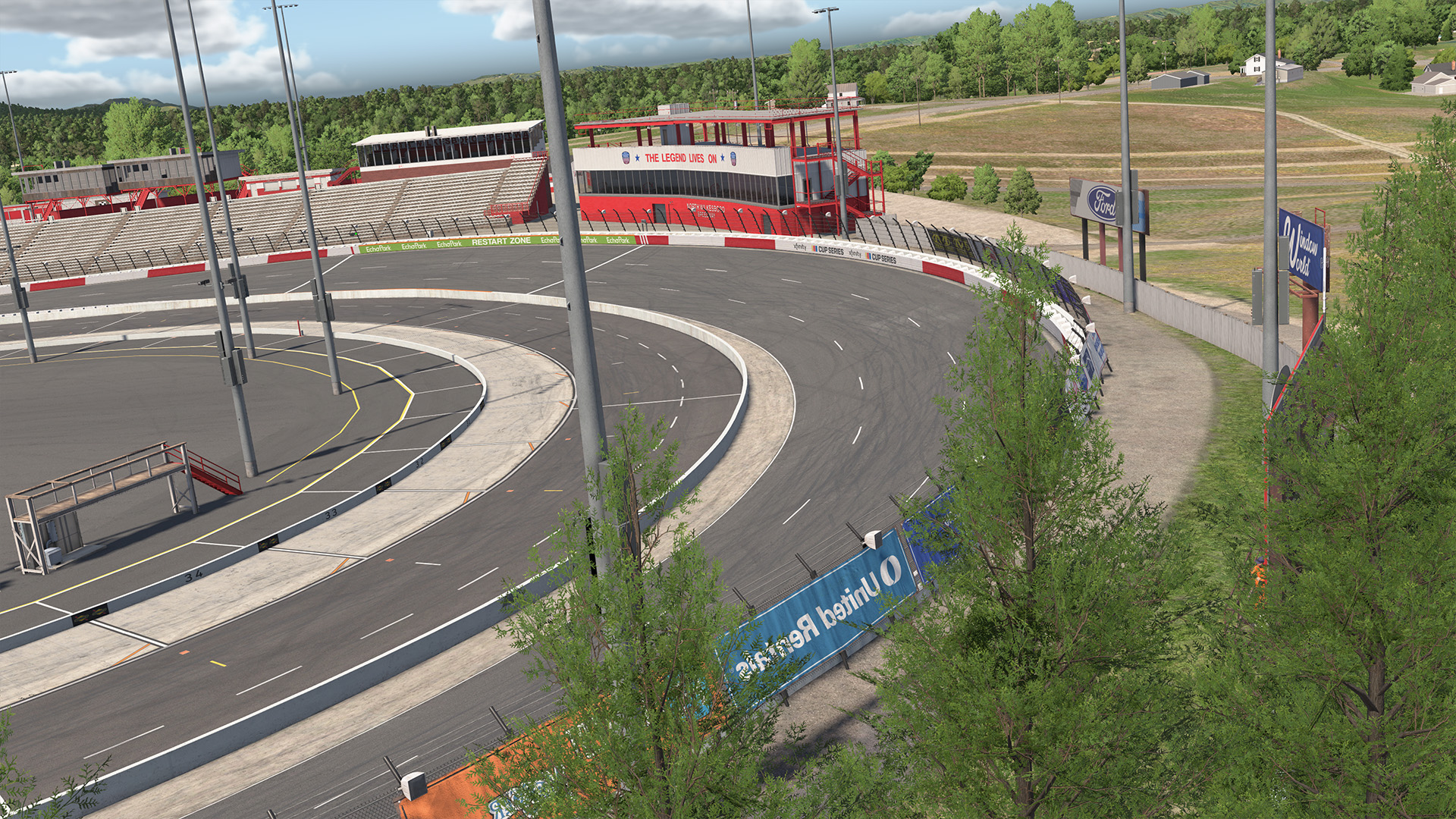 North Wilkesboro Speedway circuit view 1