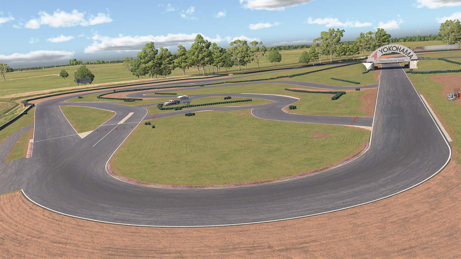 Oran Park Raceway circuit view 2