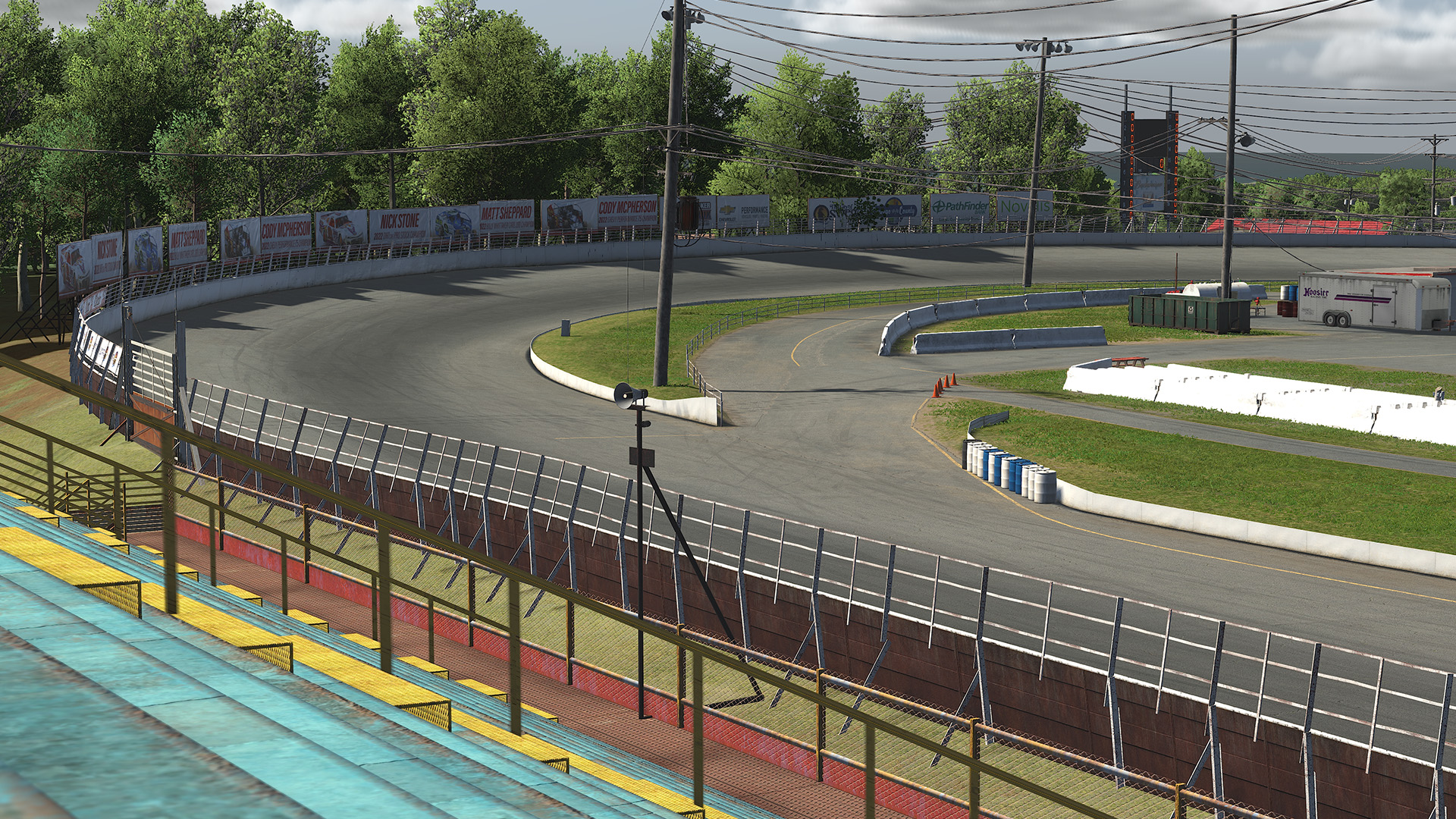 Oswego Speedway circuit view 3