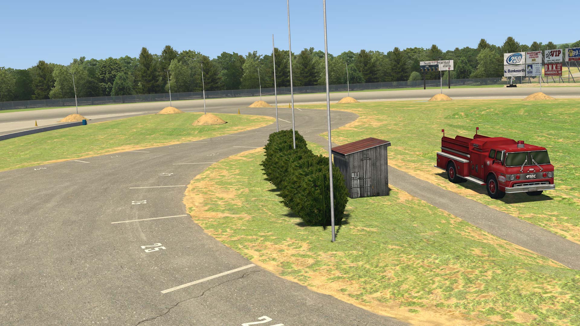 Oxford Plains Speedway circuit view 1