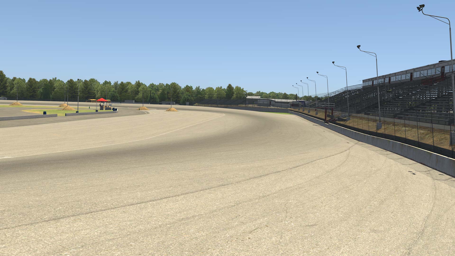 Oxford Plains Speedway circuit view 2