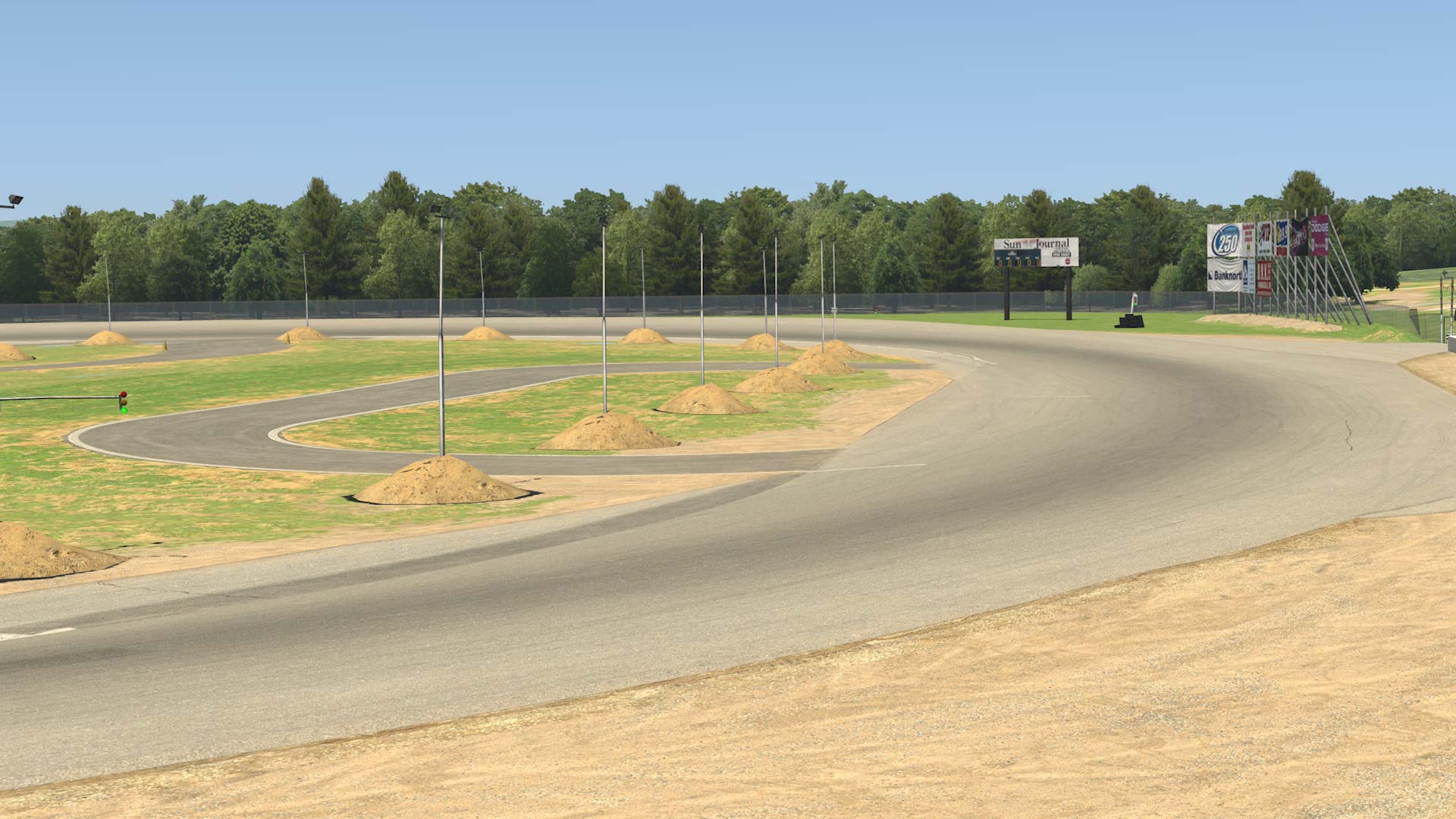 Oxford Plains Speedway circuit view 5