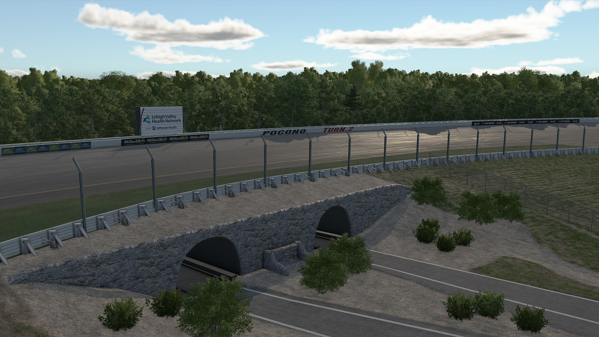Pocono Raceway circuit view 4