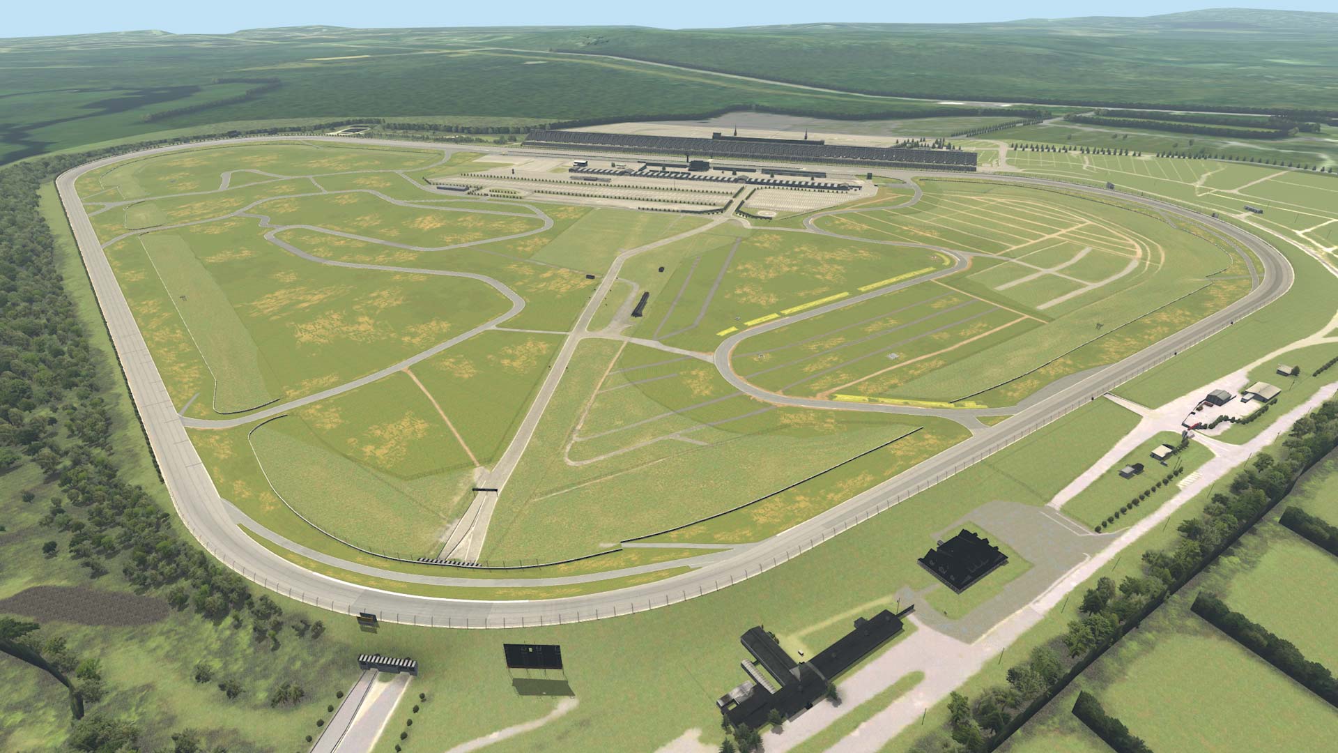 Pocono Raceway - 2009 circuit view 3