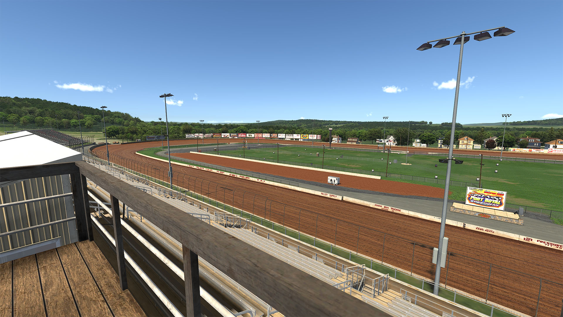 Port Royal Speedway circuit view 1