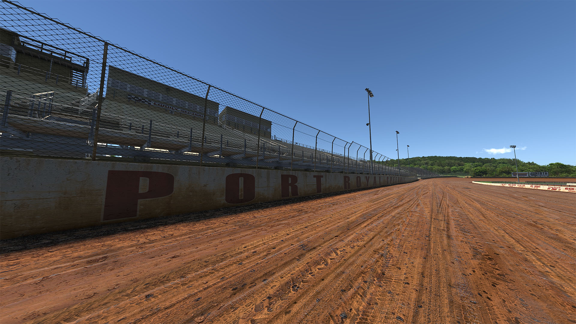 Port Royal Speedway circuit view 2