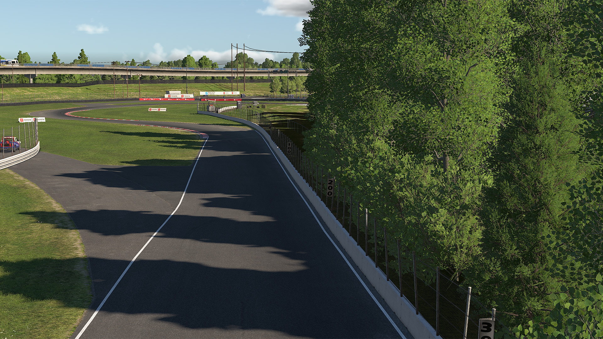Portland International Raceway circuit view 3
