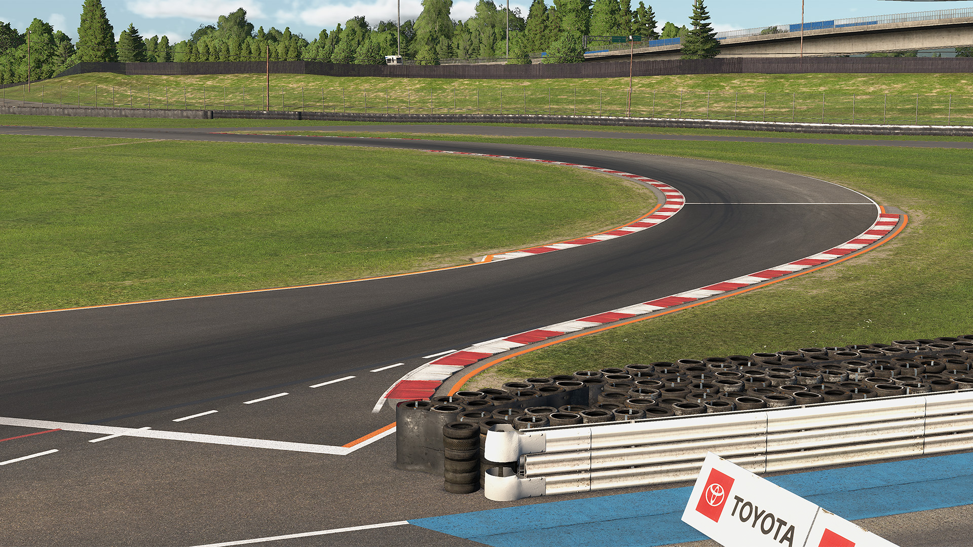 Portland International Raceway circuit view 4