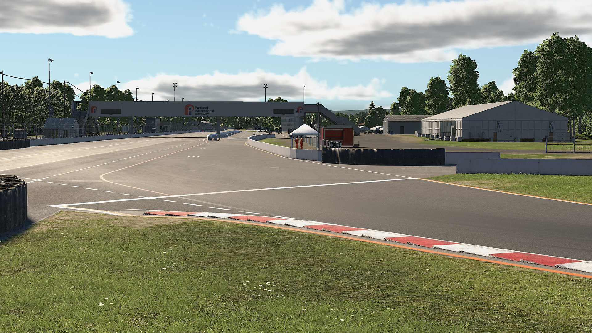 Portland International Raceway circuit view 5