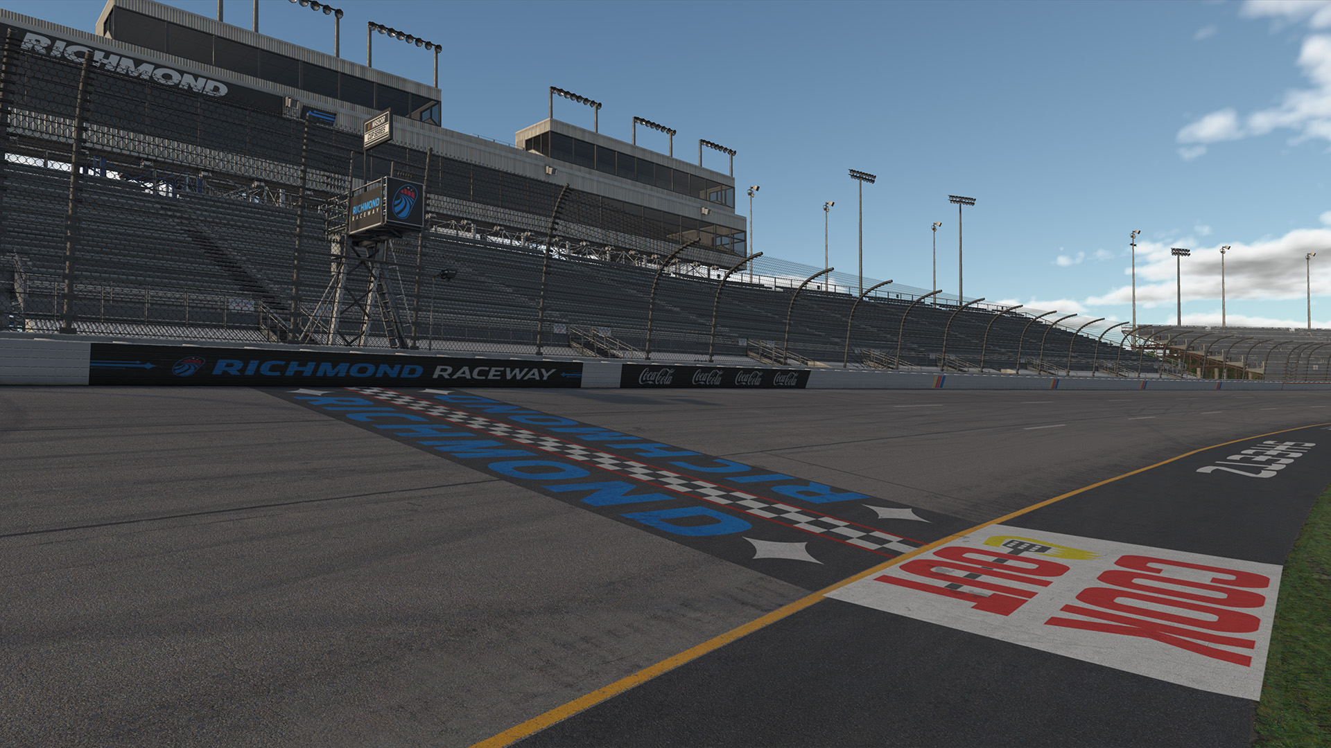 Richmond Raceway circuit view 2