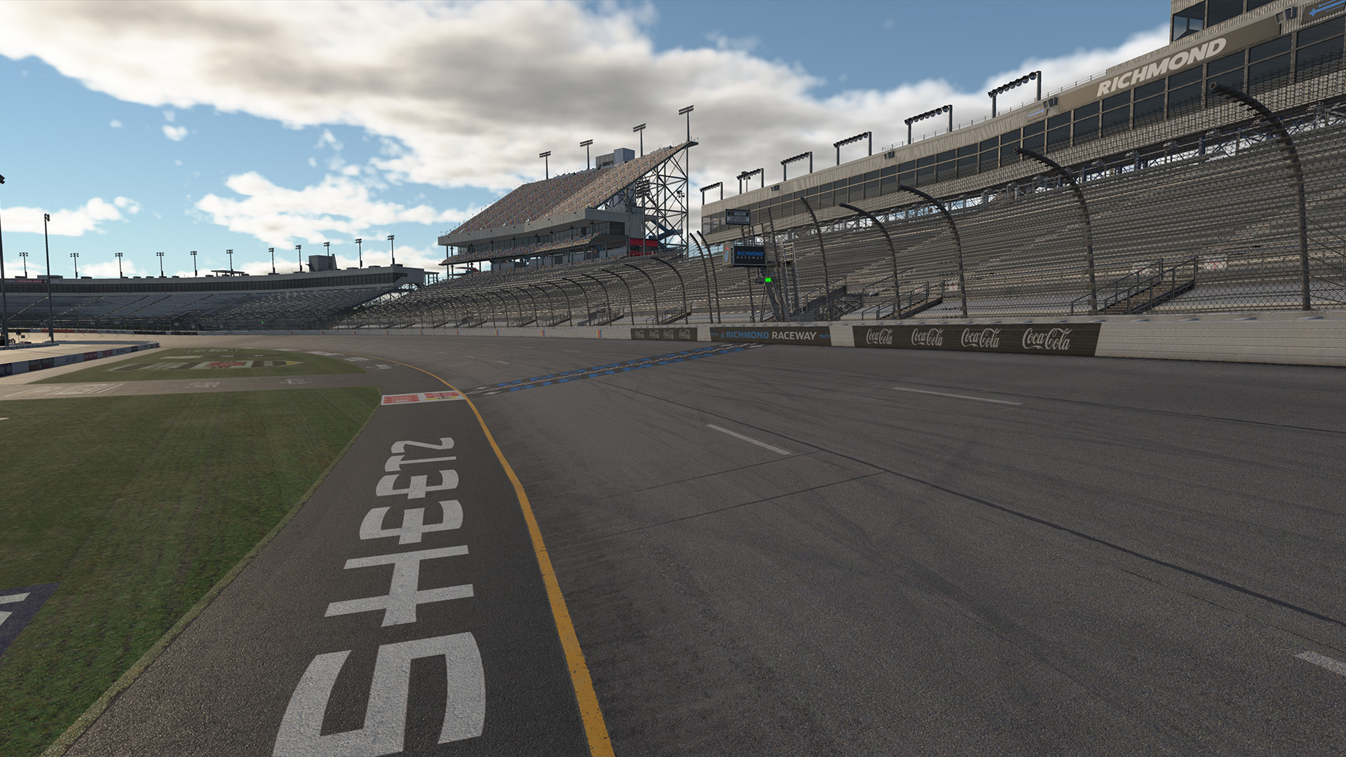 Richmond Raceway circuit view 4