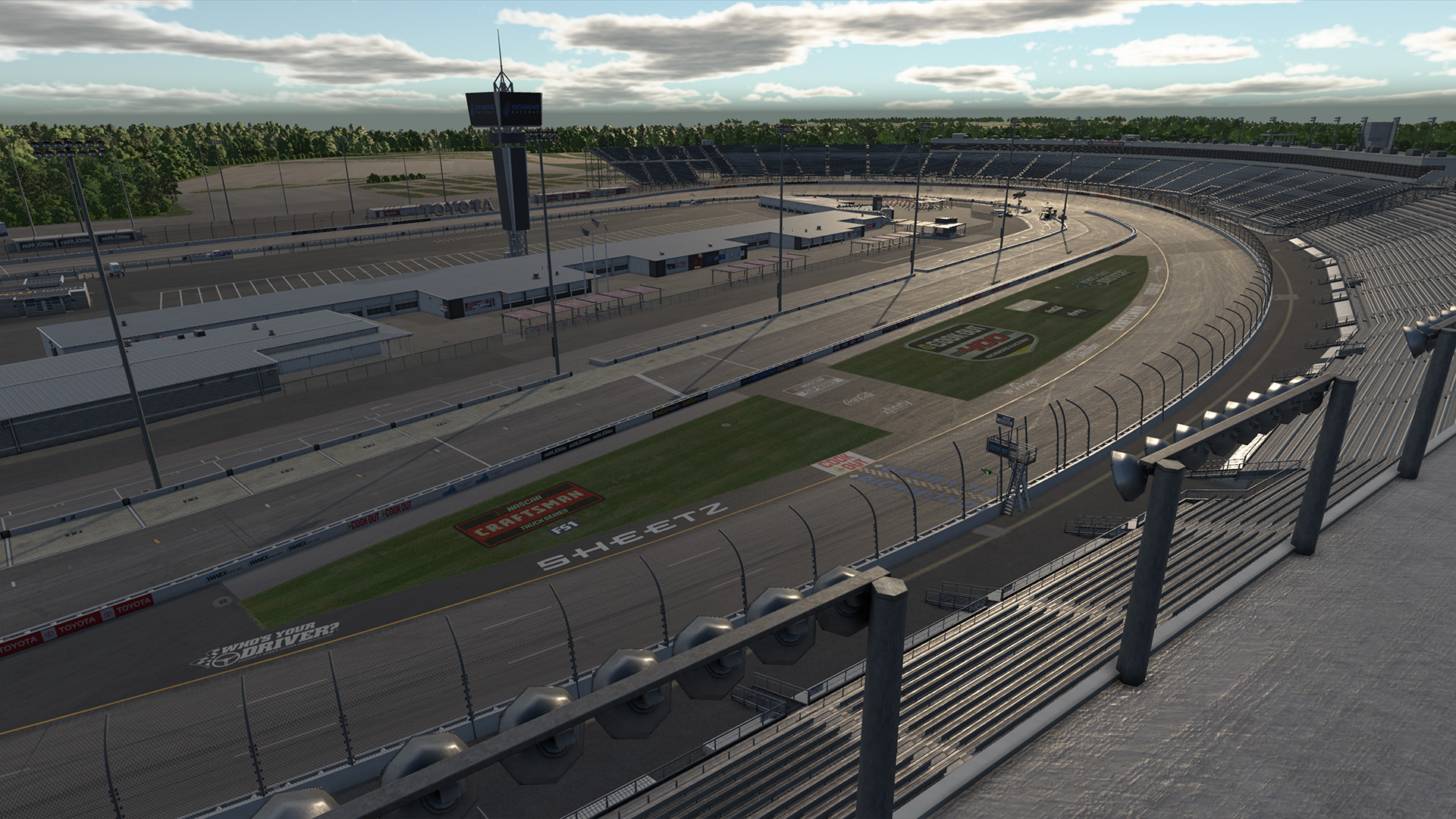 Richmond Raceway circuit view 5