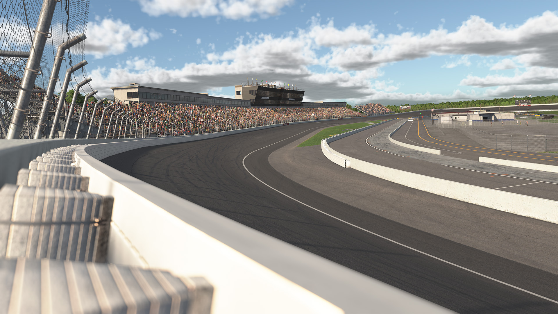 Rockingham Speedway circuit view 1