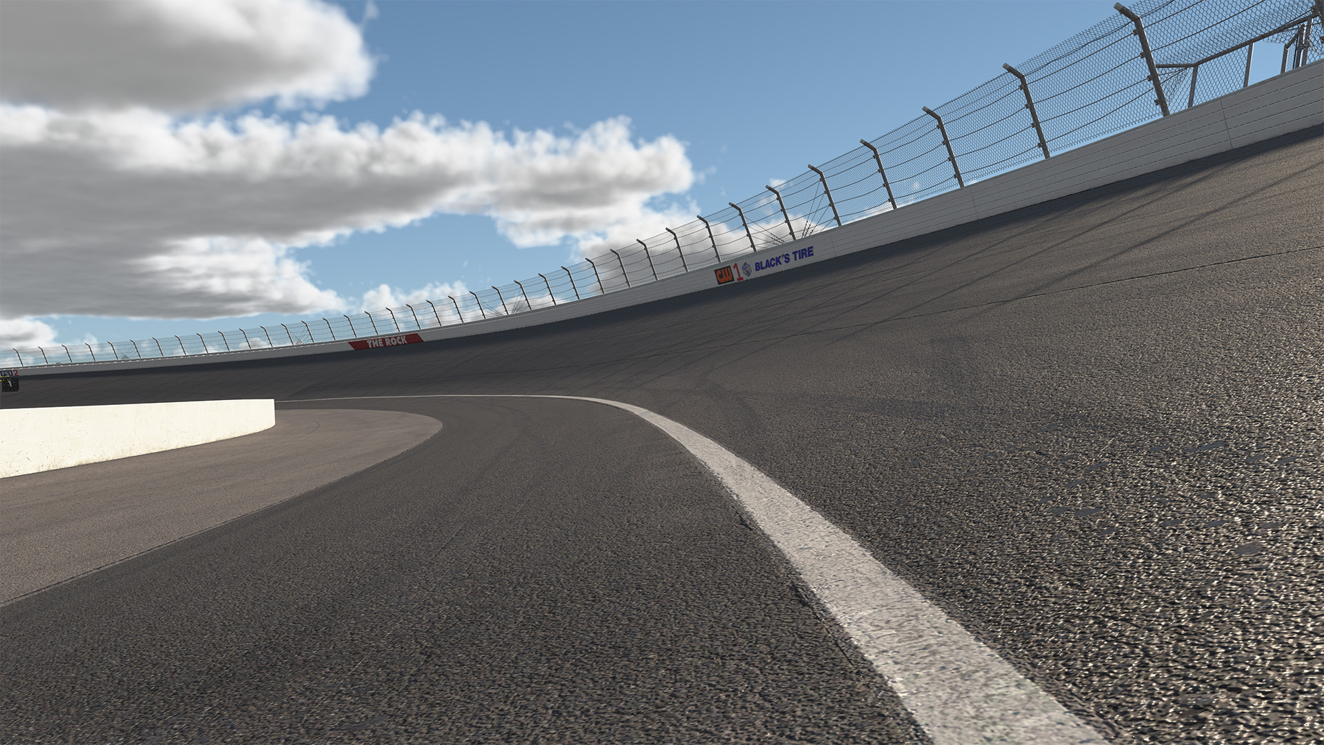 Rockingham Speedway circuit view 2