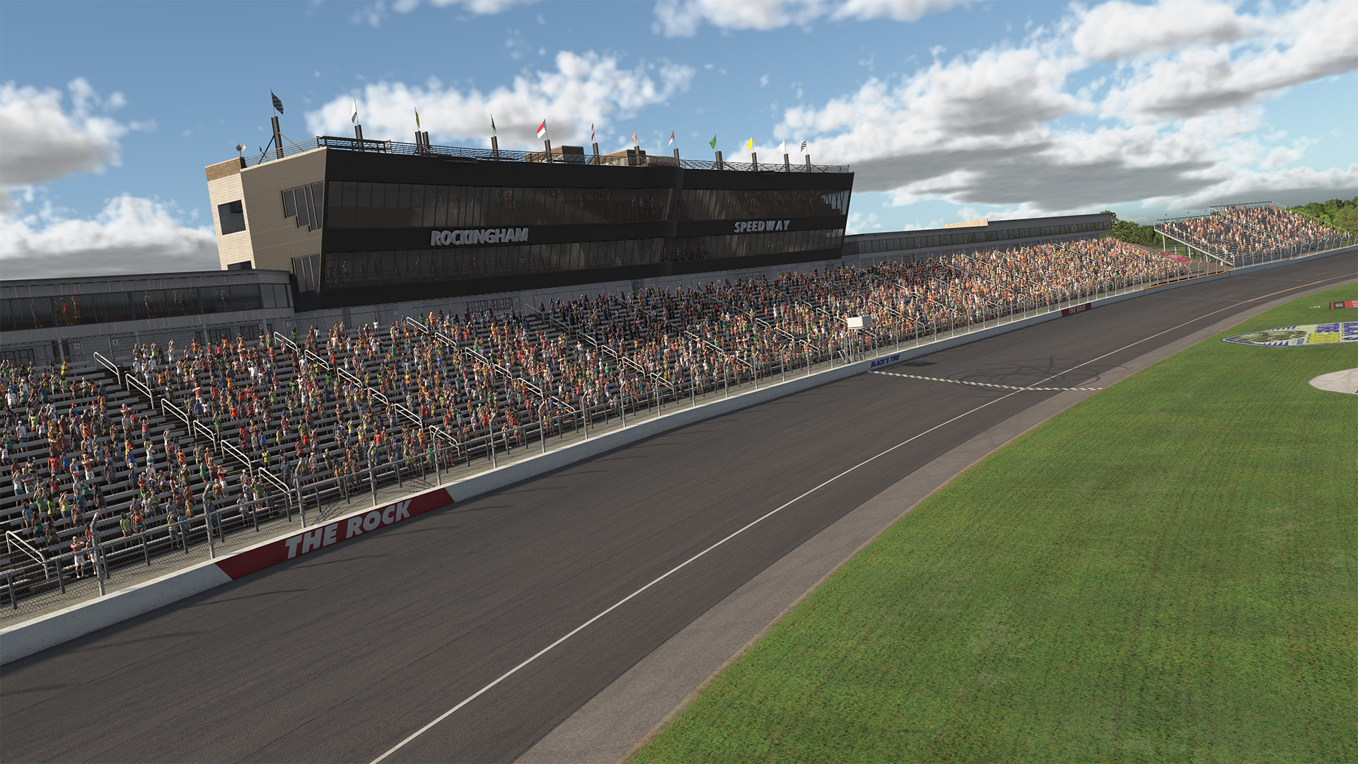 Rockingham Speedway circuit view 3