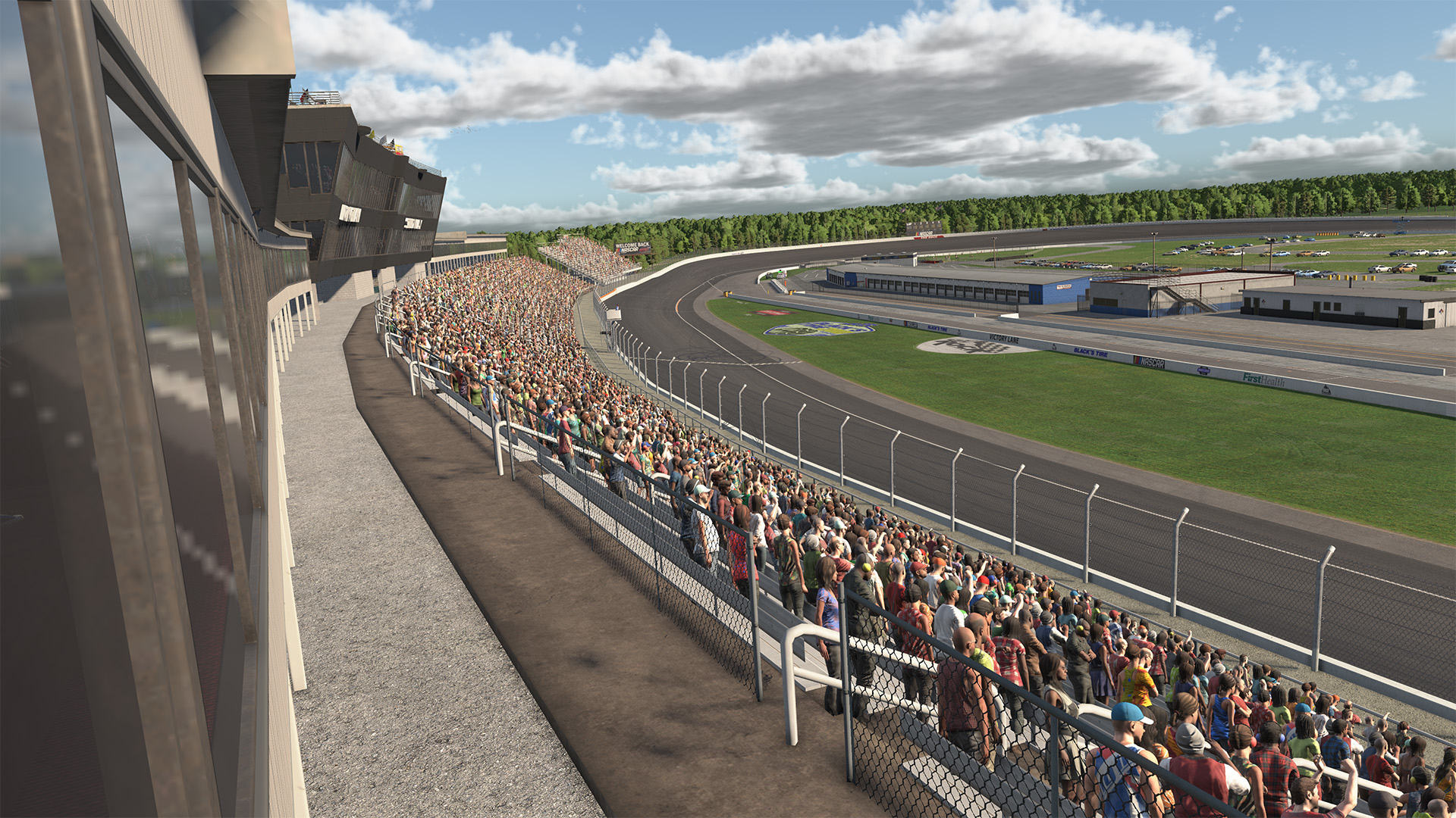 Rockingham Speedway circuit view 4